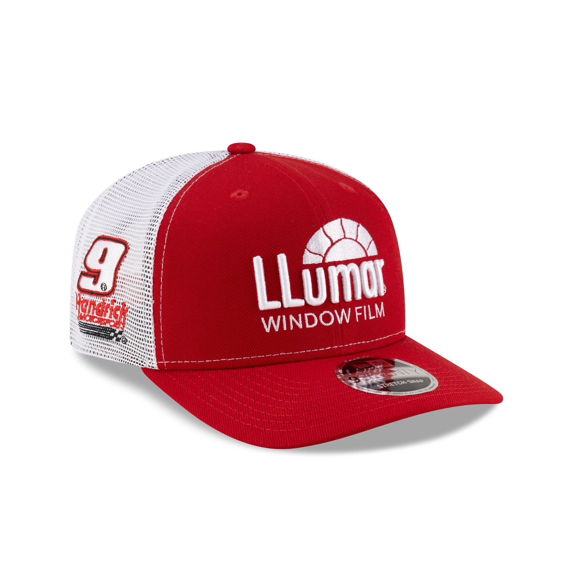 new era Chase Elliott LLumar Partner 9SEVENTY Stretch-Snap Trucker