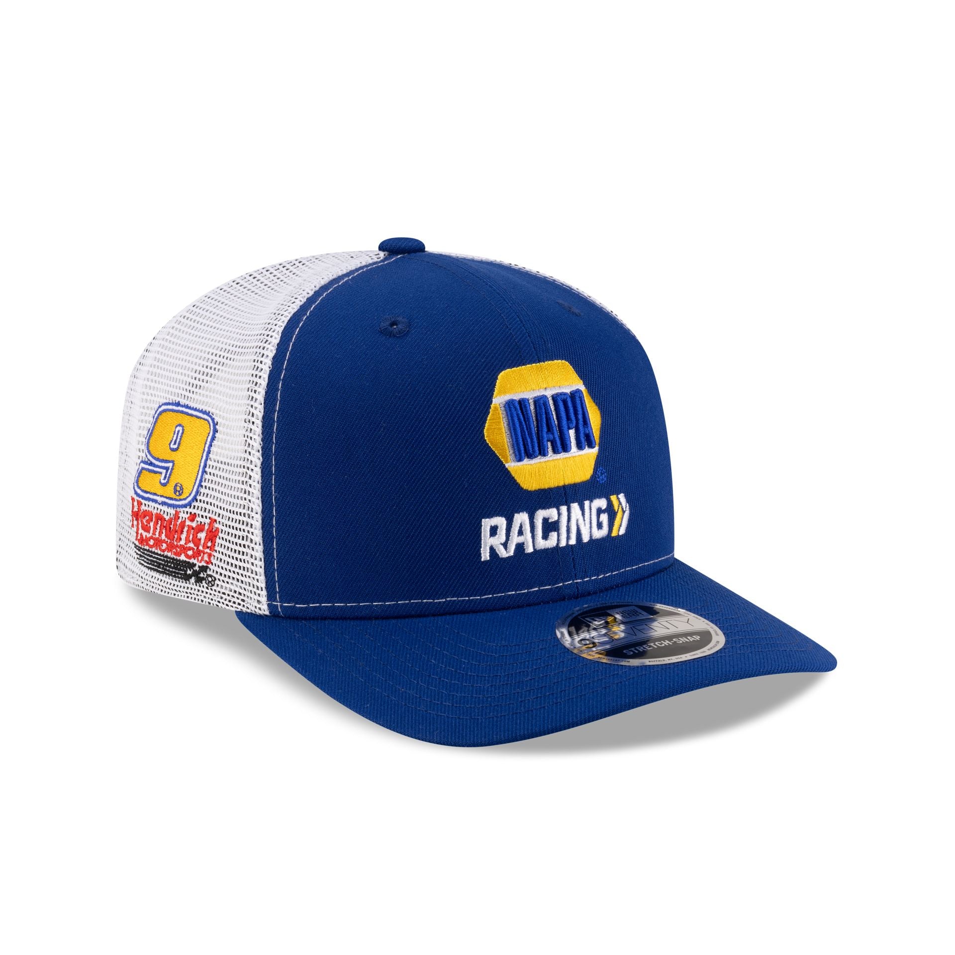 new era Chase Elliott NAPA Racing Partner 9SEVENTY Stretch-Snap Trucker
