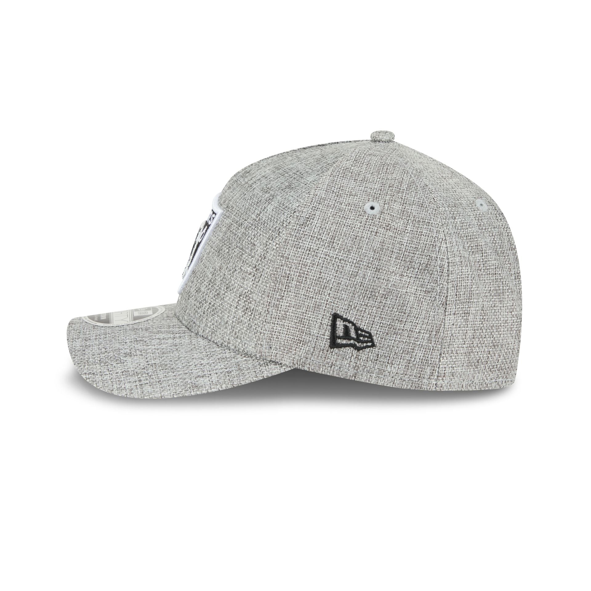 New Era Cotton Weave Gray 9FORTY M-Crown A-Frame Snapback