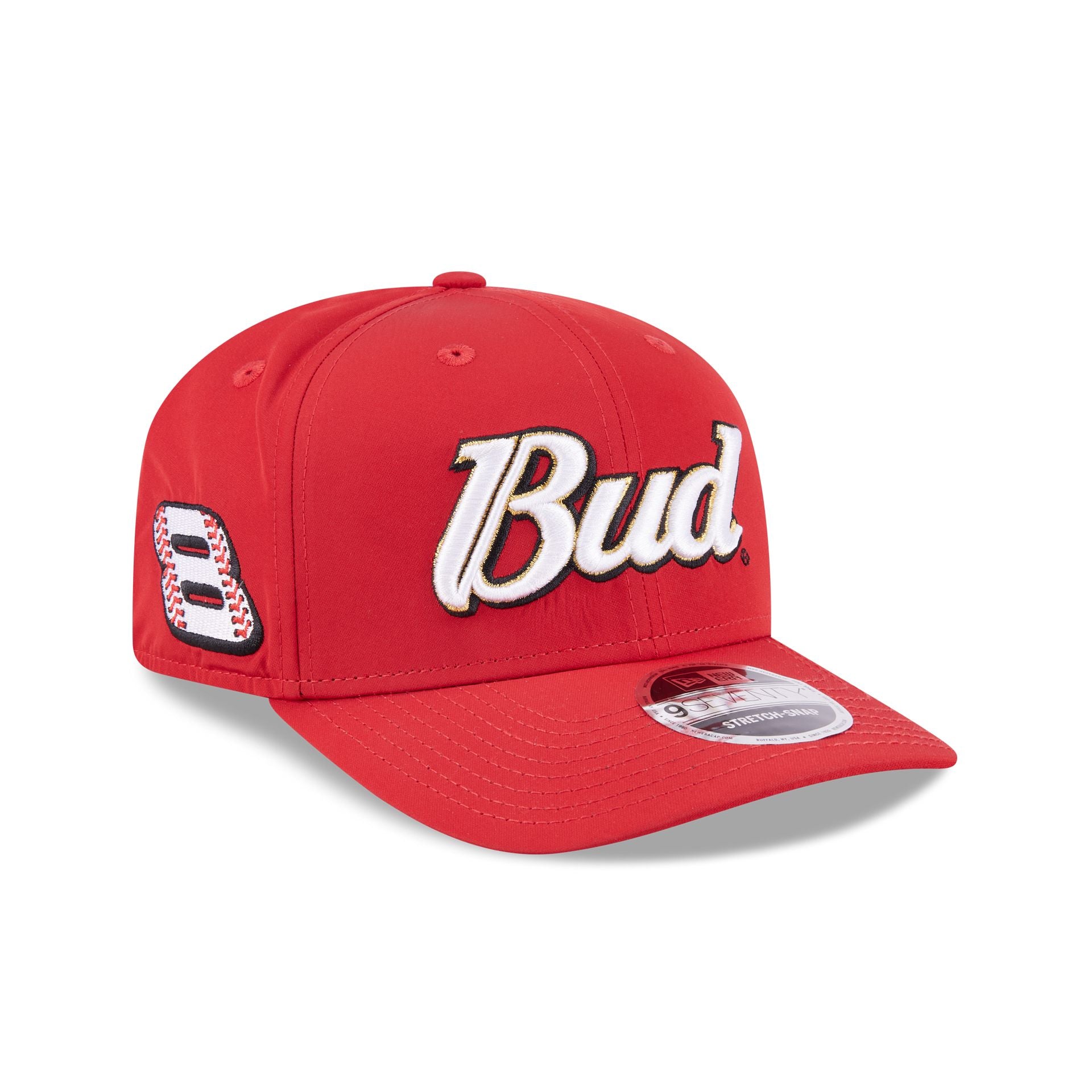 new era Dale Earnhardt Jr. x Budweiser Red 9SEVENTY Stretch-Snap