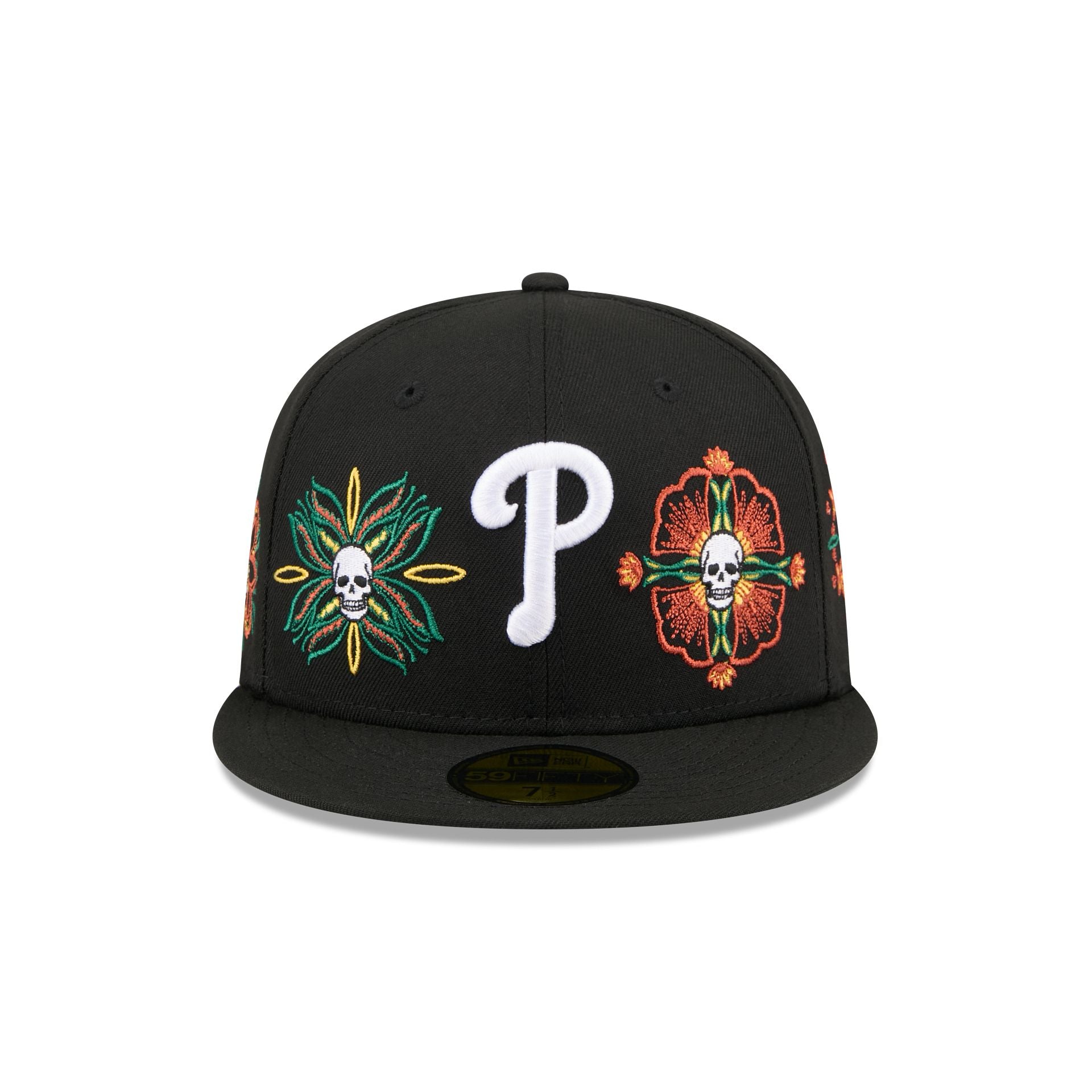 New Era Day Of The Dead Skull & Flowers 59FIFTY Fitted
