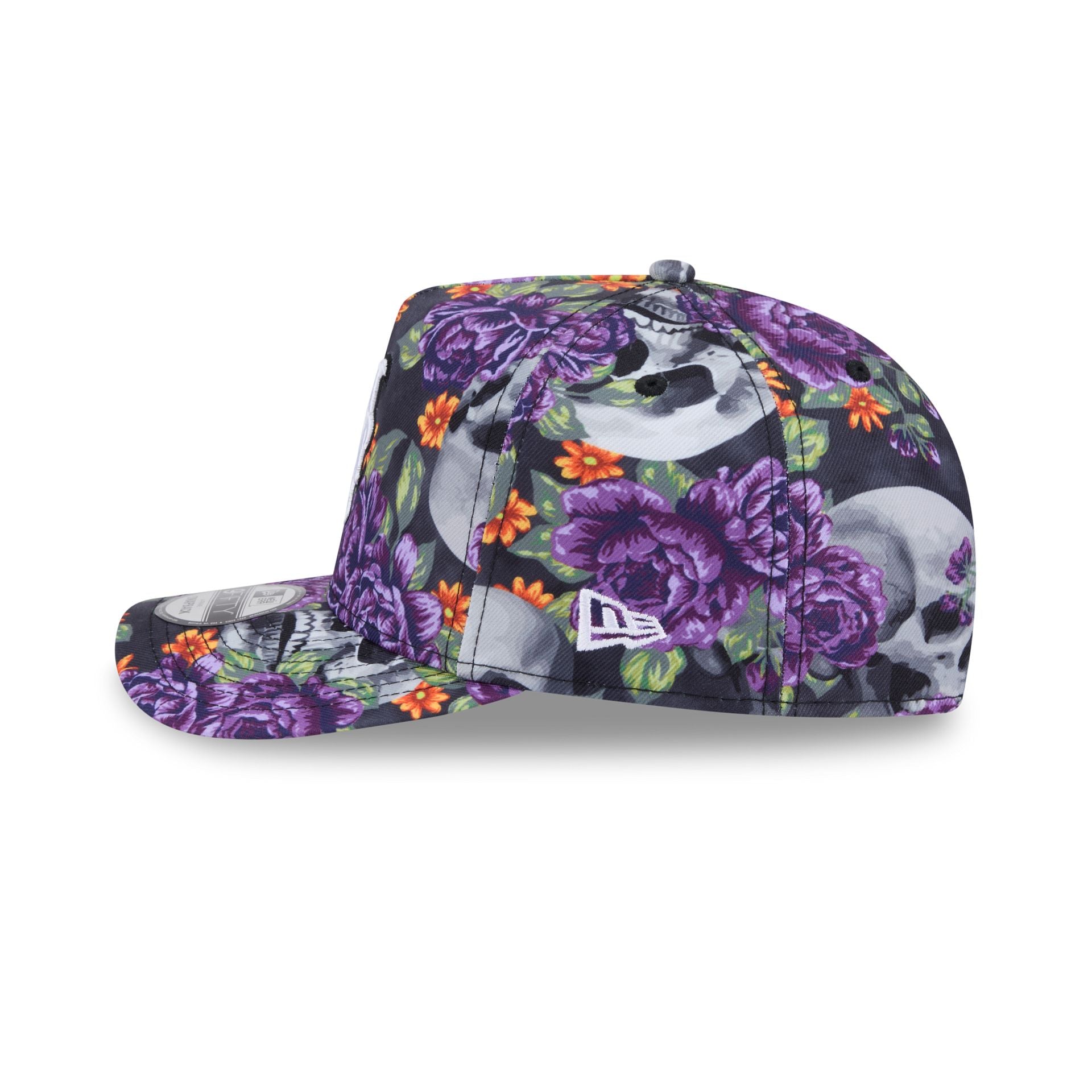 New Era Day Of The Dead Skull & Roses 9FIFTY A-Frame Snapback