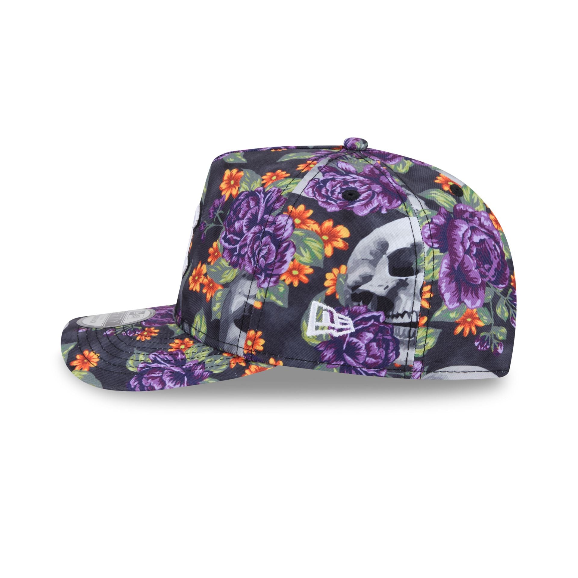 New Era Day Of The Dead Skull & Roses 9FIFTY A-Frame Snapback