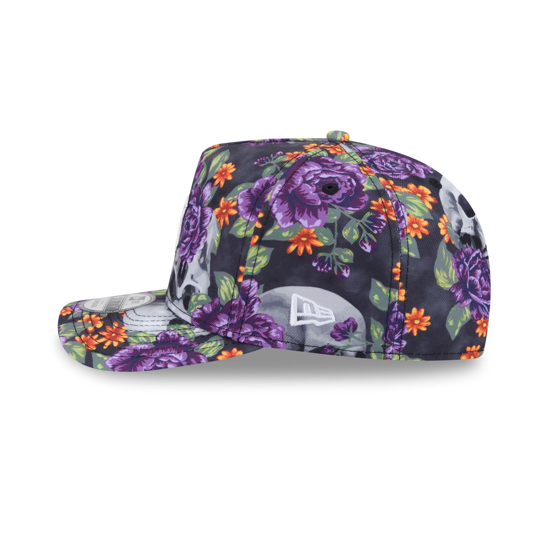 New Era Day Of The Dead Skull & Roses 9FIFTY A-Frame Snapback