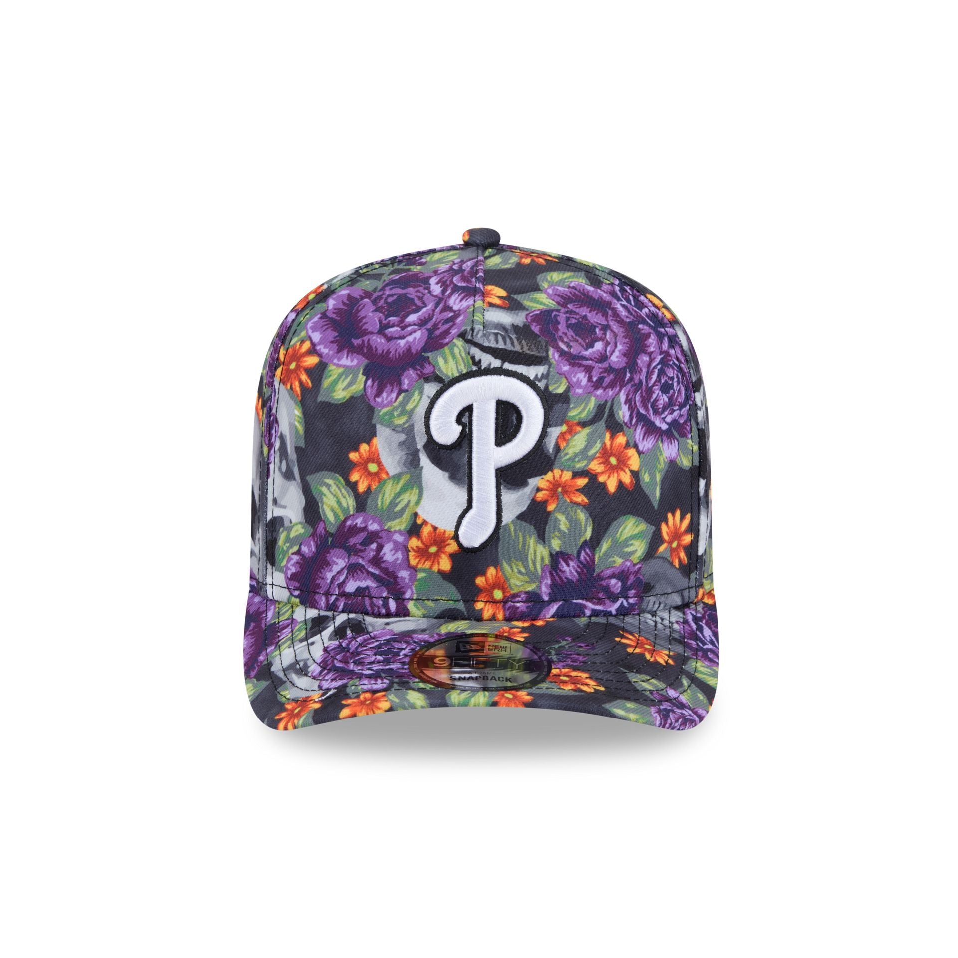 New Era Day Of The Dead Skull & Roses 9FIFTY A-Frame Snapback