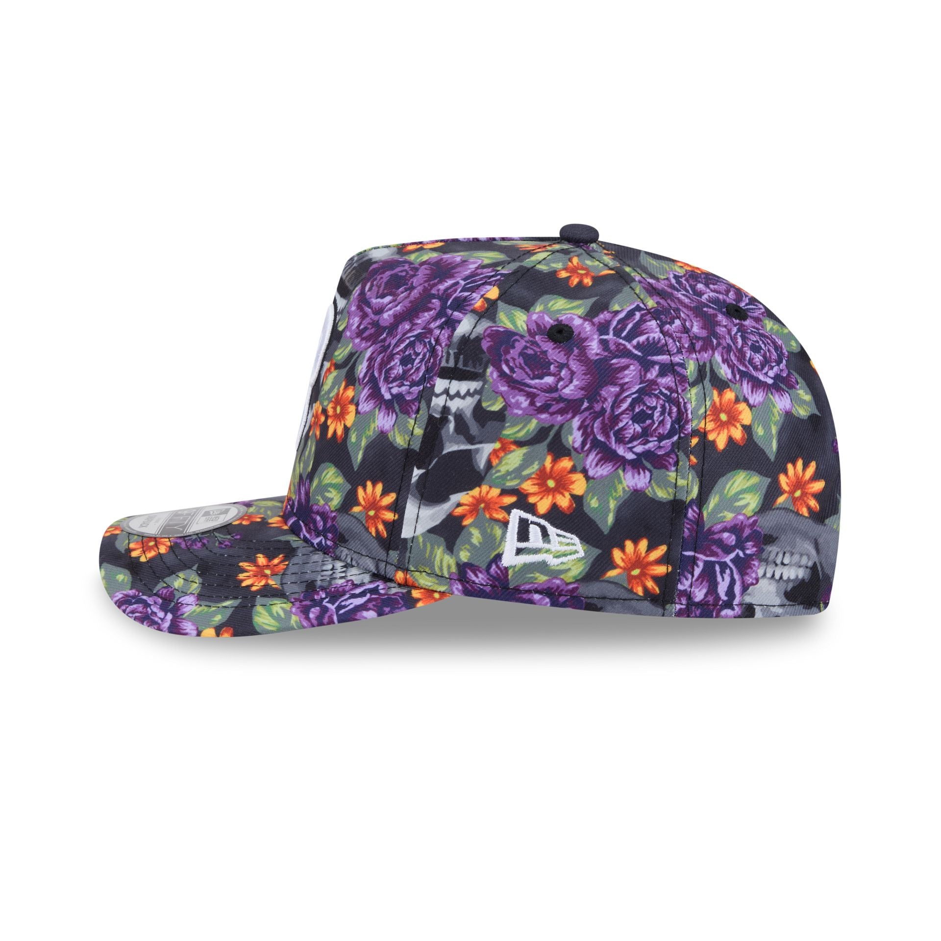 New Era Day Of The Dead Skull & Roses 9FIFTY A-Frame Snapback