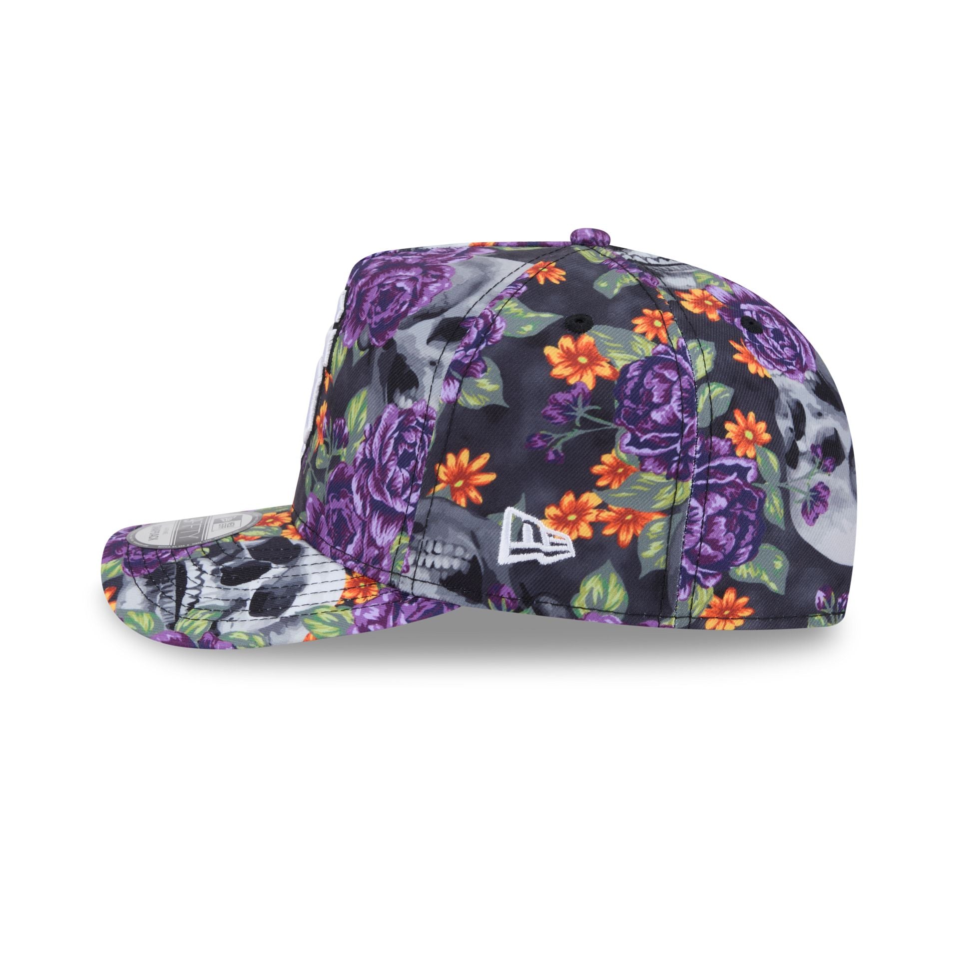 New Era Day Of The Dead Skull & Roses 9FIFTY A-Frame Snapback