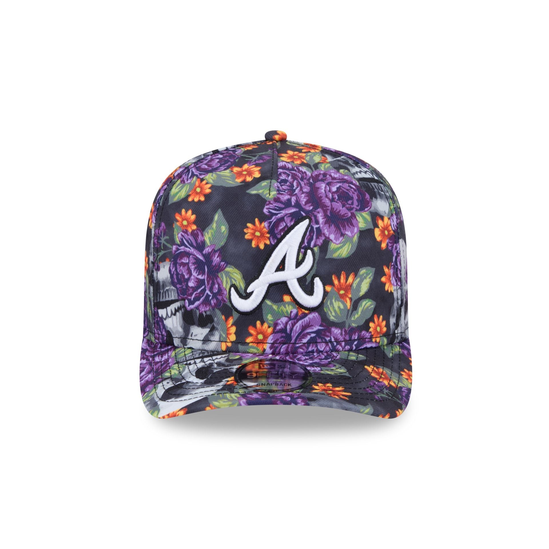 New Era Day Of The Dead Skull & Roses 9FIFTY A-Frame Snapback