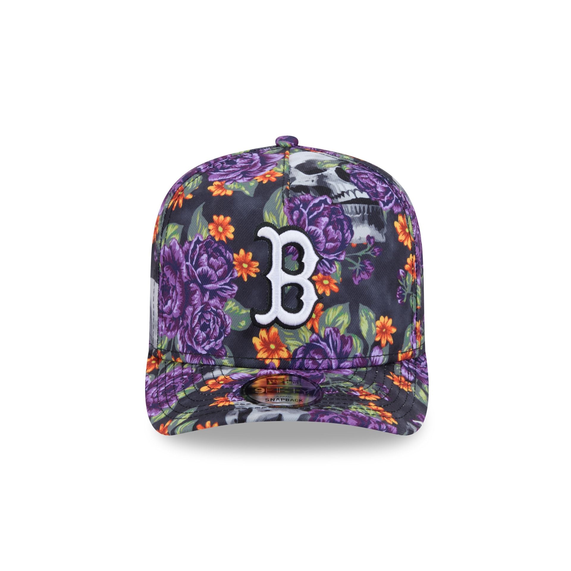 New Era Day Of The Dead Skull & Roses 9FIFTY A-Frame Snapback