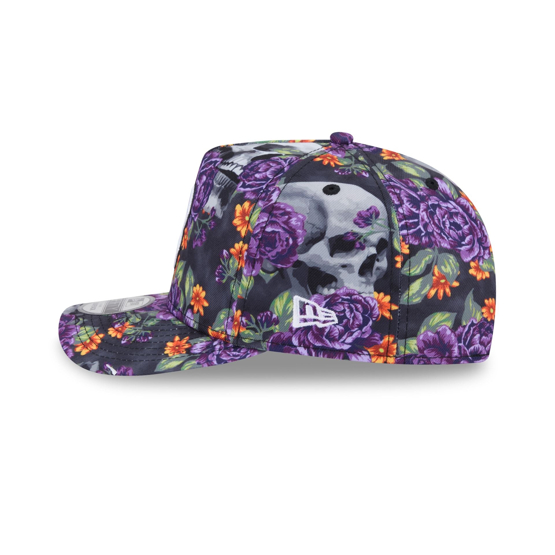 New Era Day Of The Dead Skull & Roses 9FIFTY A-Frame Snapback