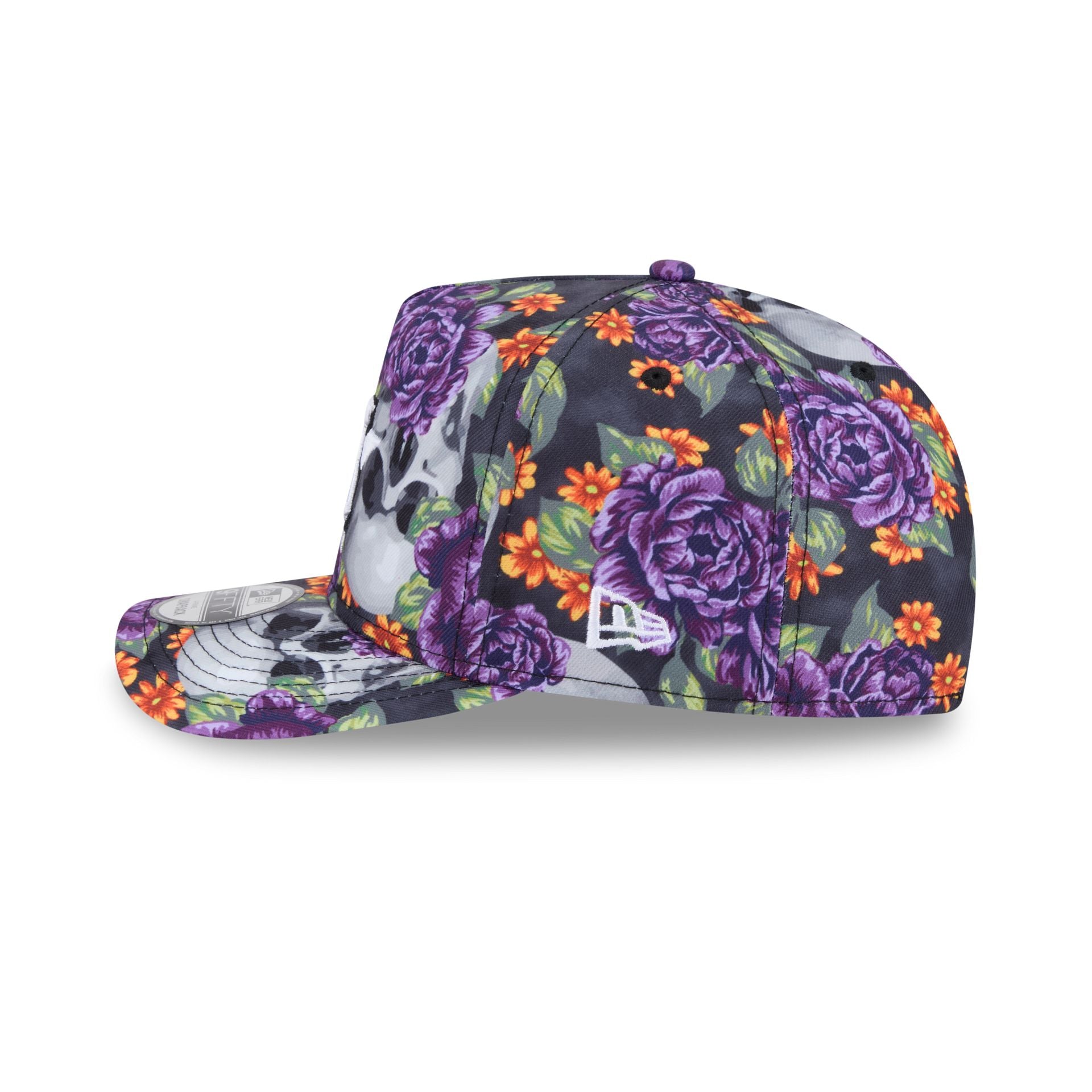 New Era Day Of The Dead Skull & Roses 9FIFTY A-Frame Snapback
