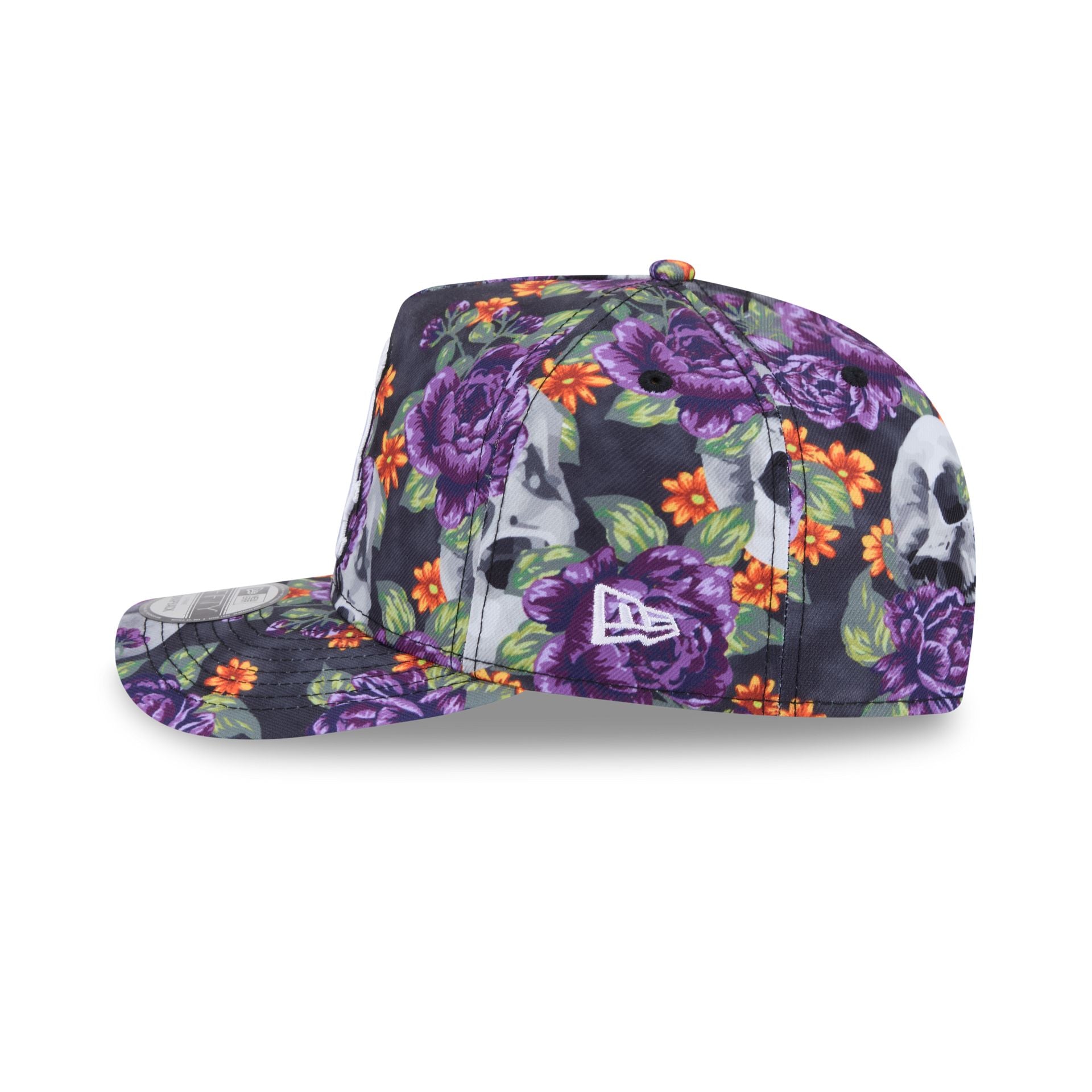 New Era Day Of The Dead Skull & Roses 9FIFTY A-Frame Snapback