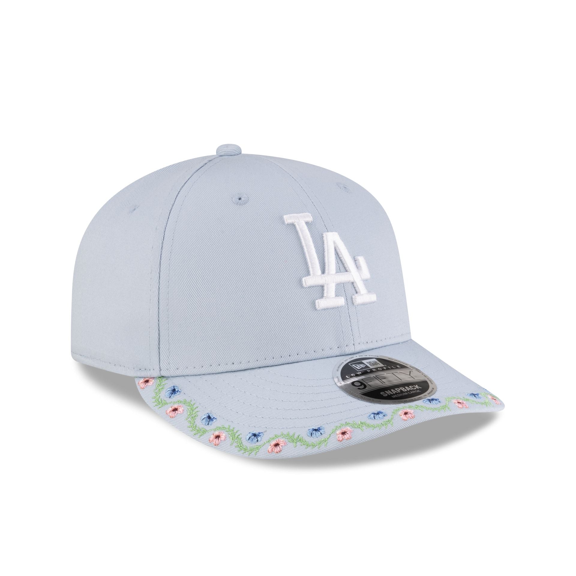 New Era Floral Pastel Blue Low Profile 9FIFTY Snapback