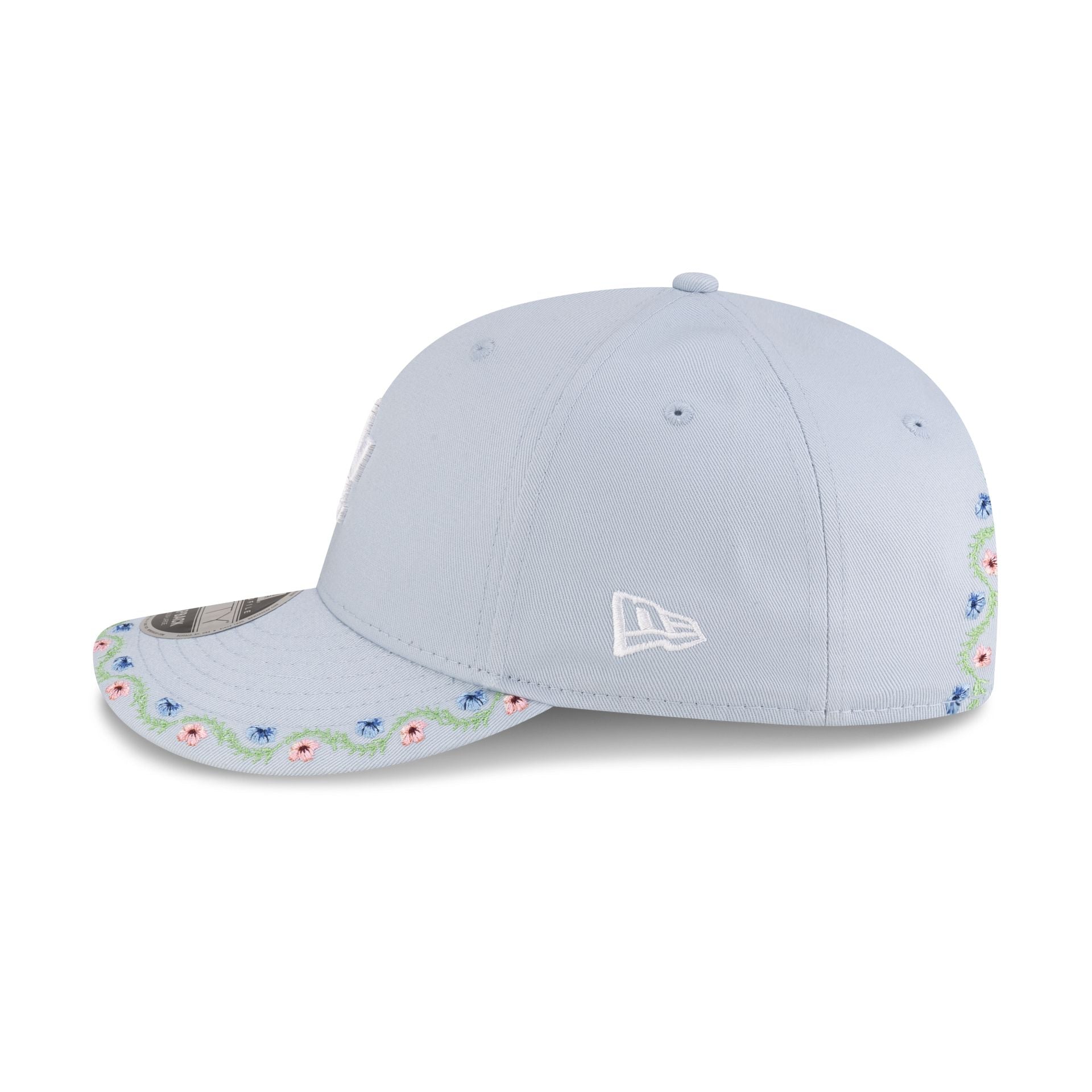 New Era Floral Pastel Blue Low Profile 9FIFTY Snapback