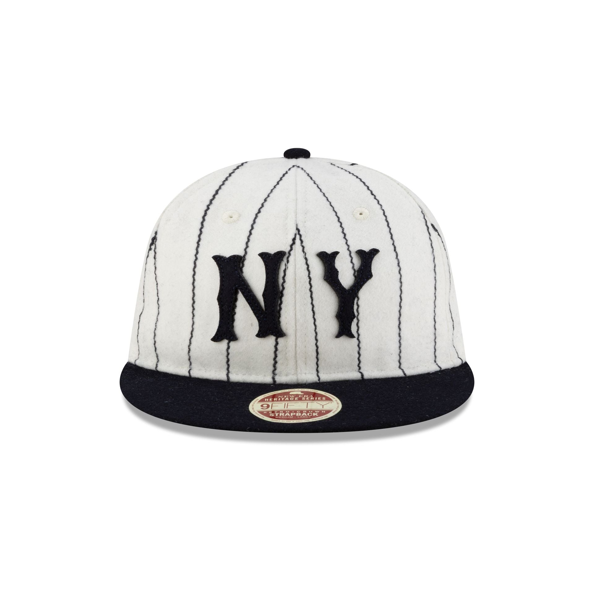 New Era Heritage Pinstripe Retro Crown 9FIFTY Strapback