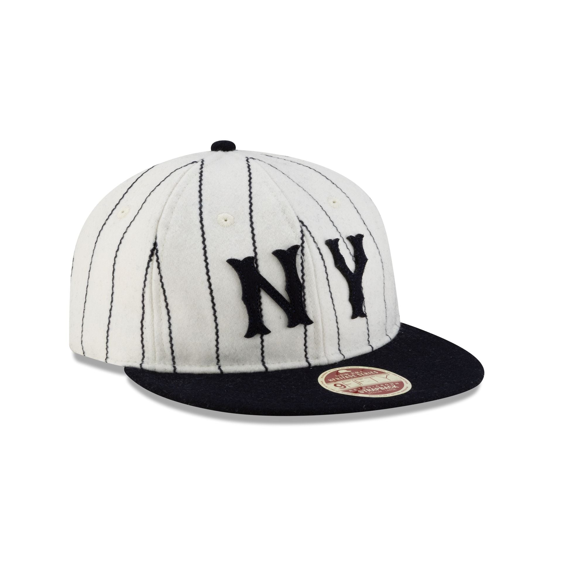 New Era Heritage Pinstripe Retro Crown 9FIFTY Strapback