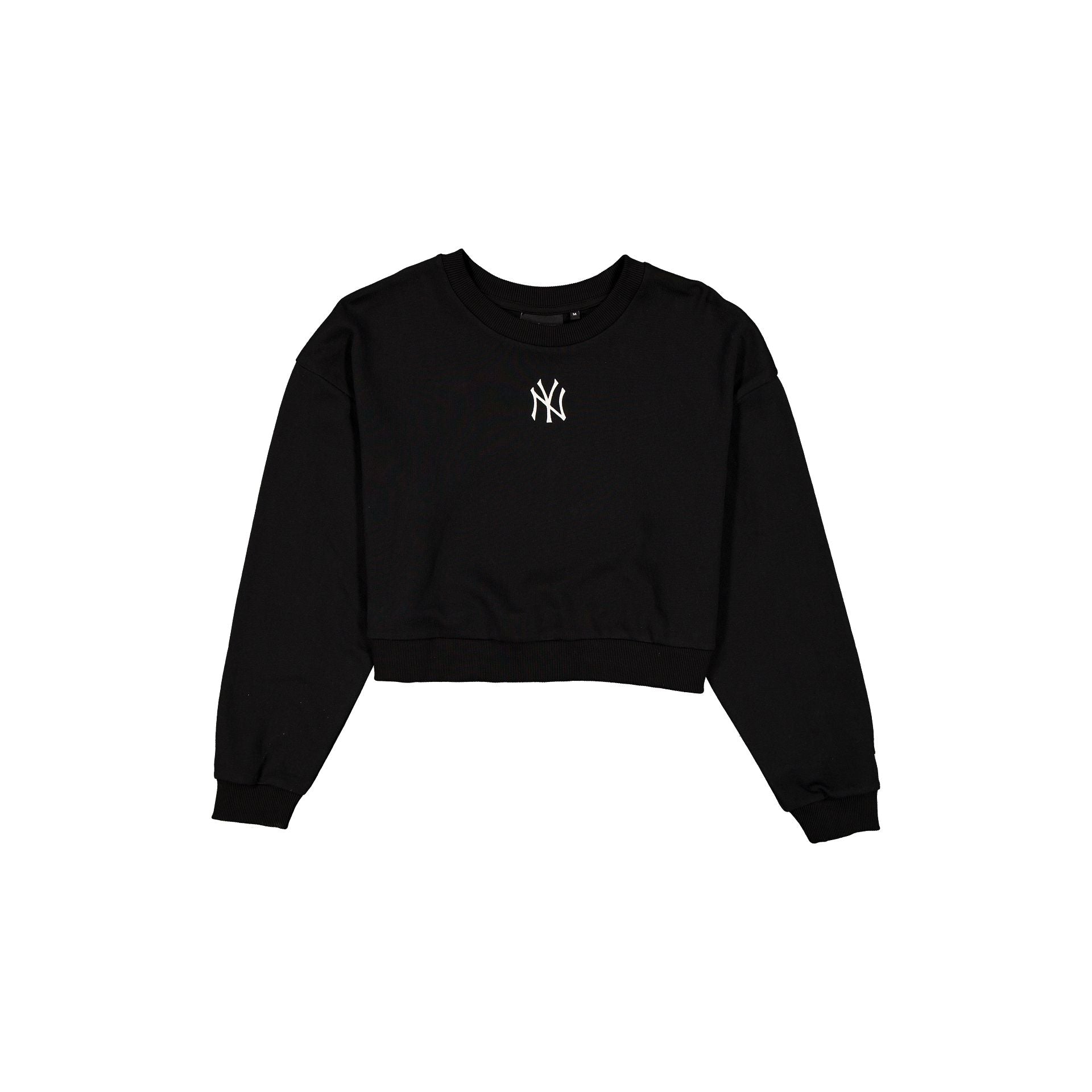 new era League Essential Cropped Black Women's Crewneck