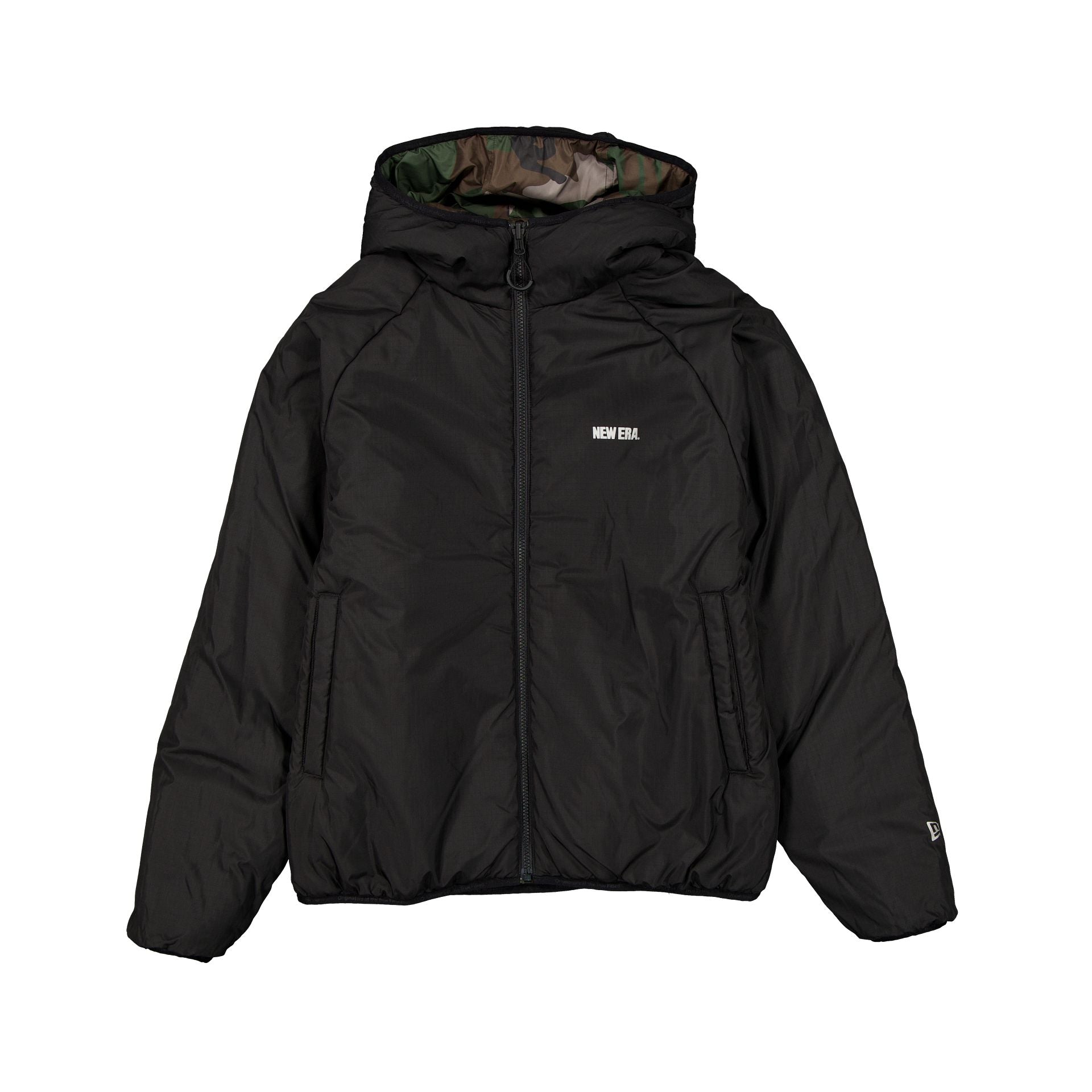 new era Lightweight Reversible Black Insulated Jacket
