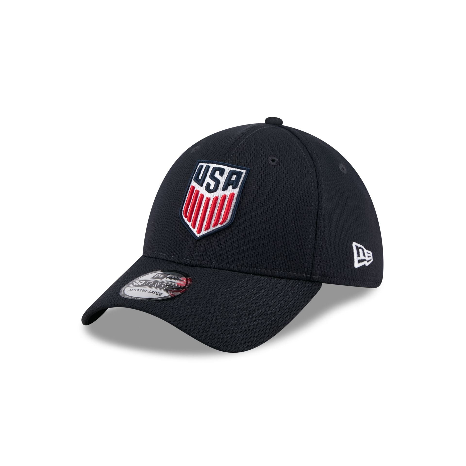 new era Men's National Team Rear Wordmark 39THIRTY Stretch Fit