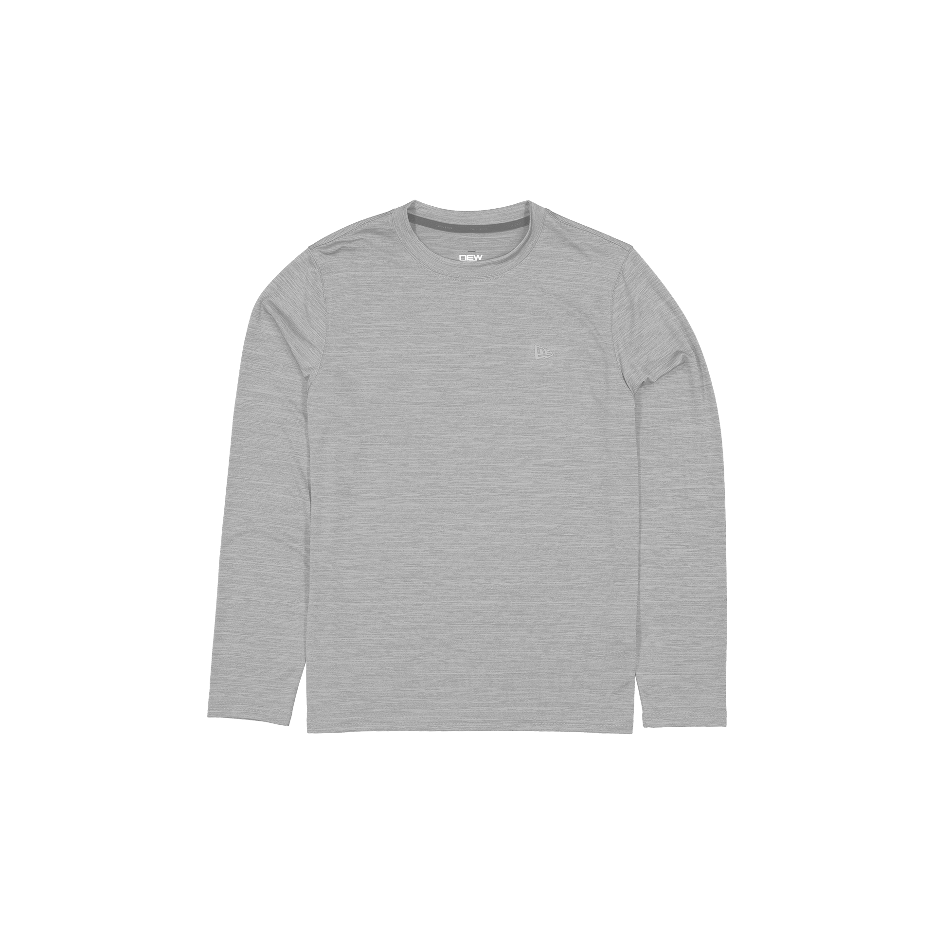 new era Momentum Training Heather Gray Long-Sleeve T-Shirt
