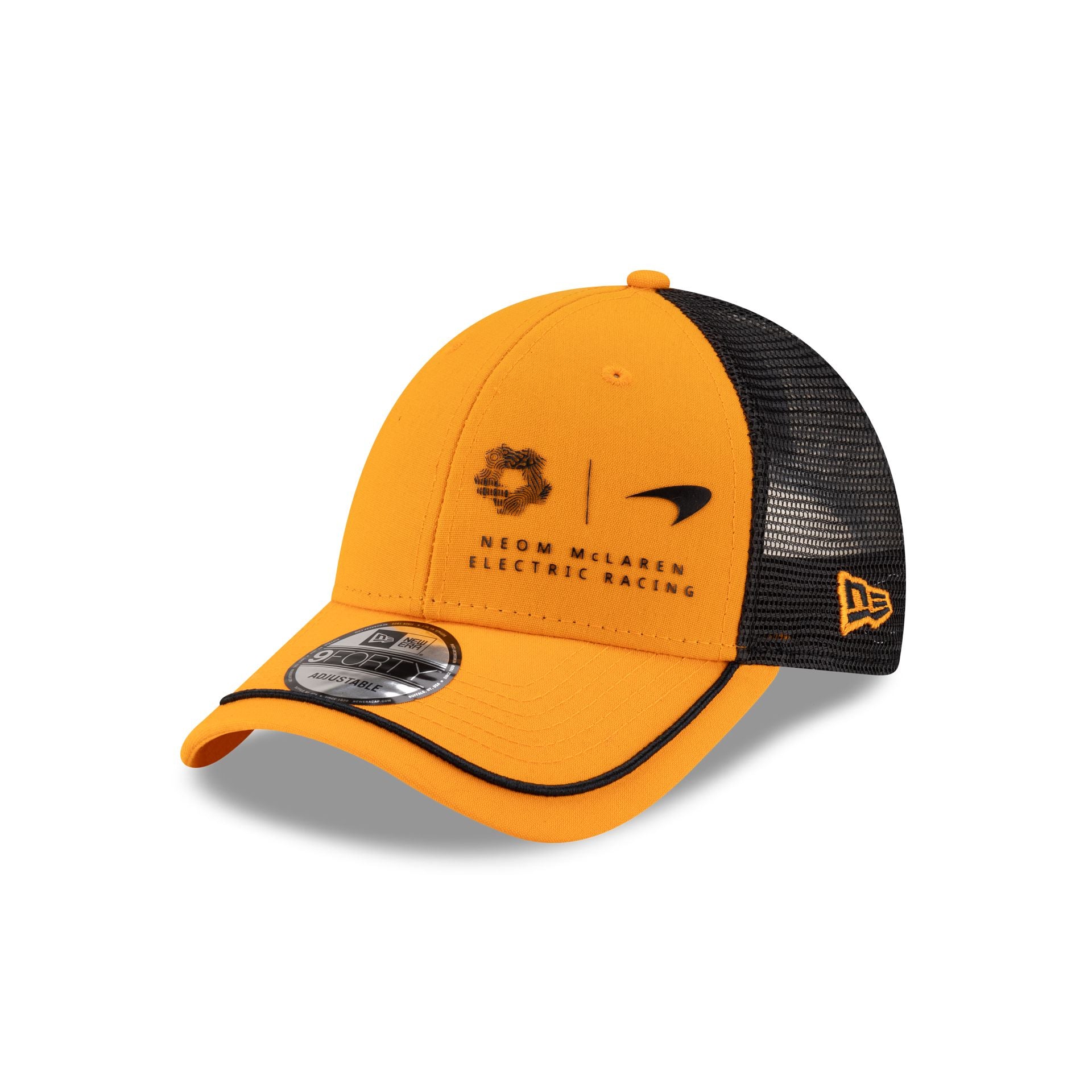 new era NEOM McLaren Electric Racing Repreve 9FORTY Trucker