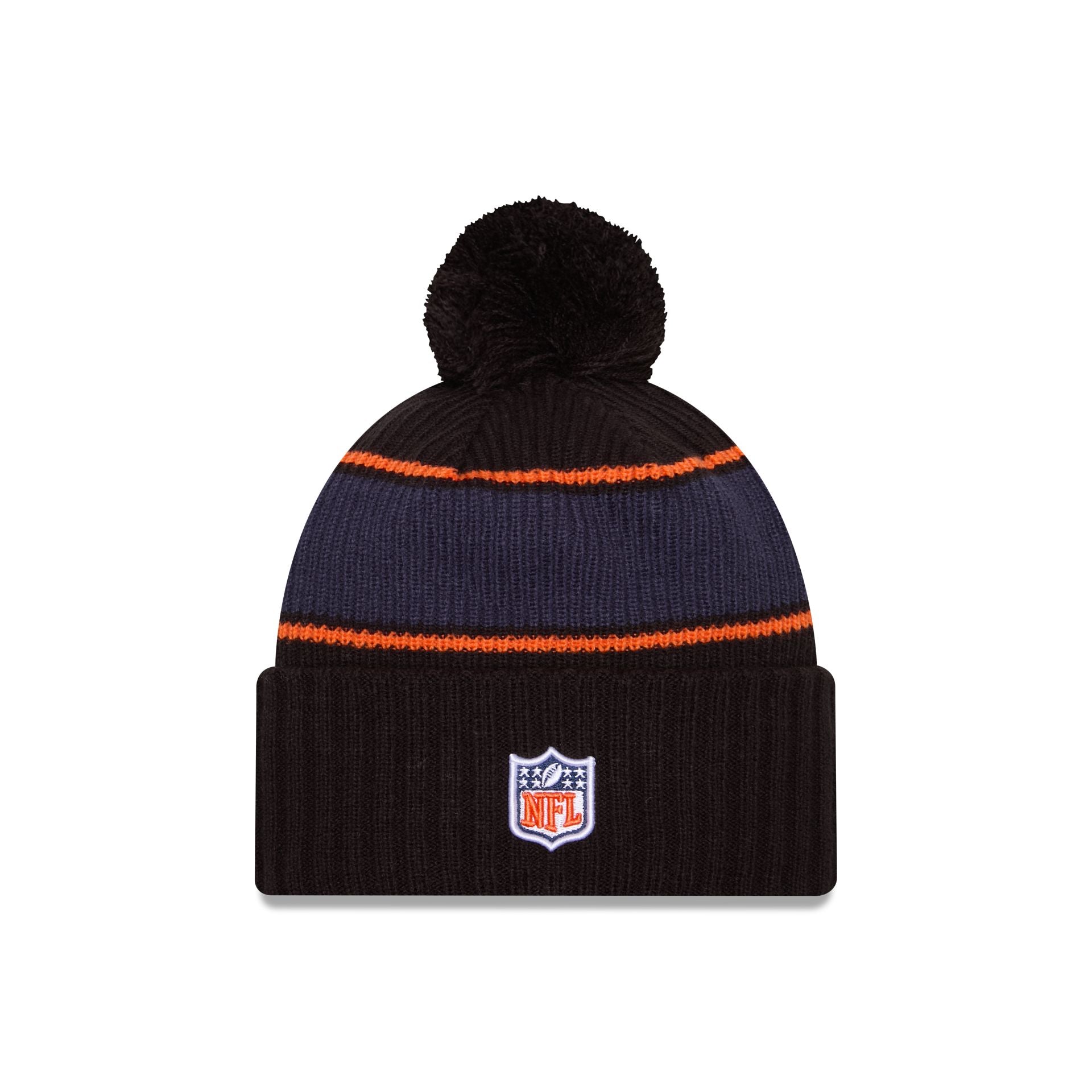 New Era 2024 Cold Weather Black Pom Knit