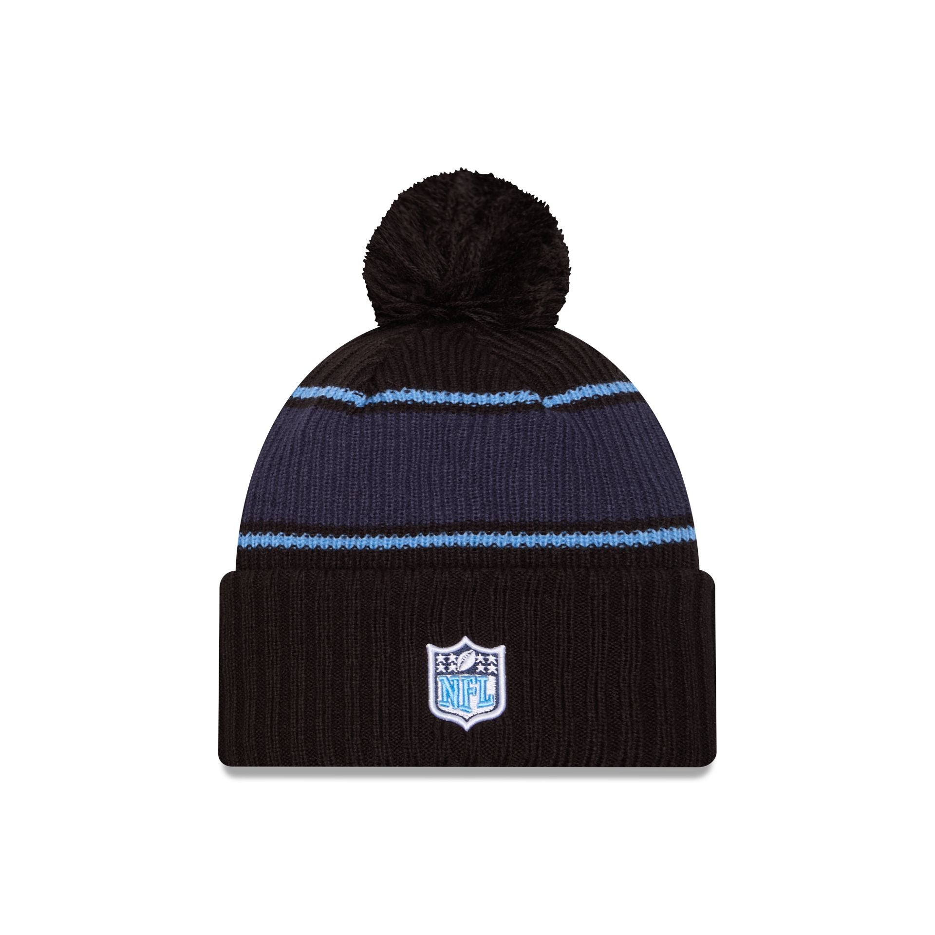 New Era 2024 Cold Weather Black Pom Knit