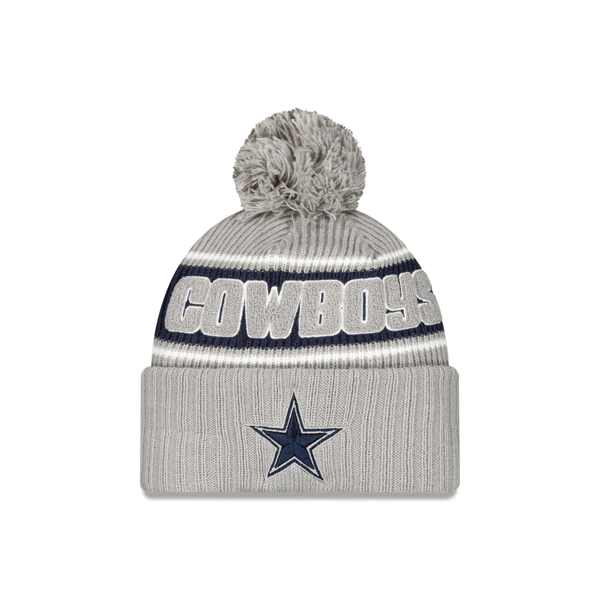 new era 2024 Cold Weather Gray Pom Knit