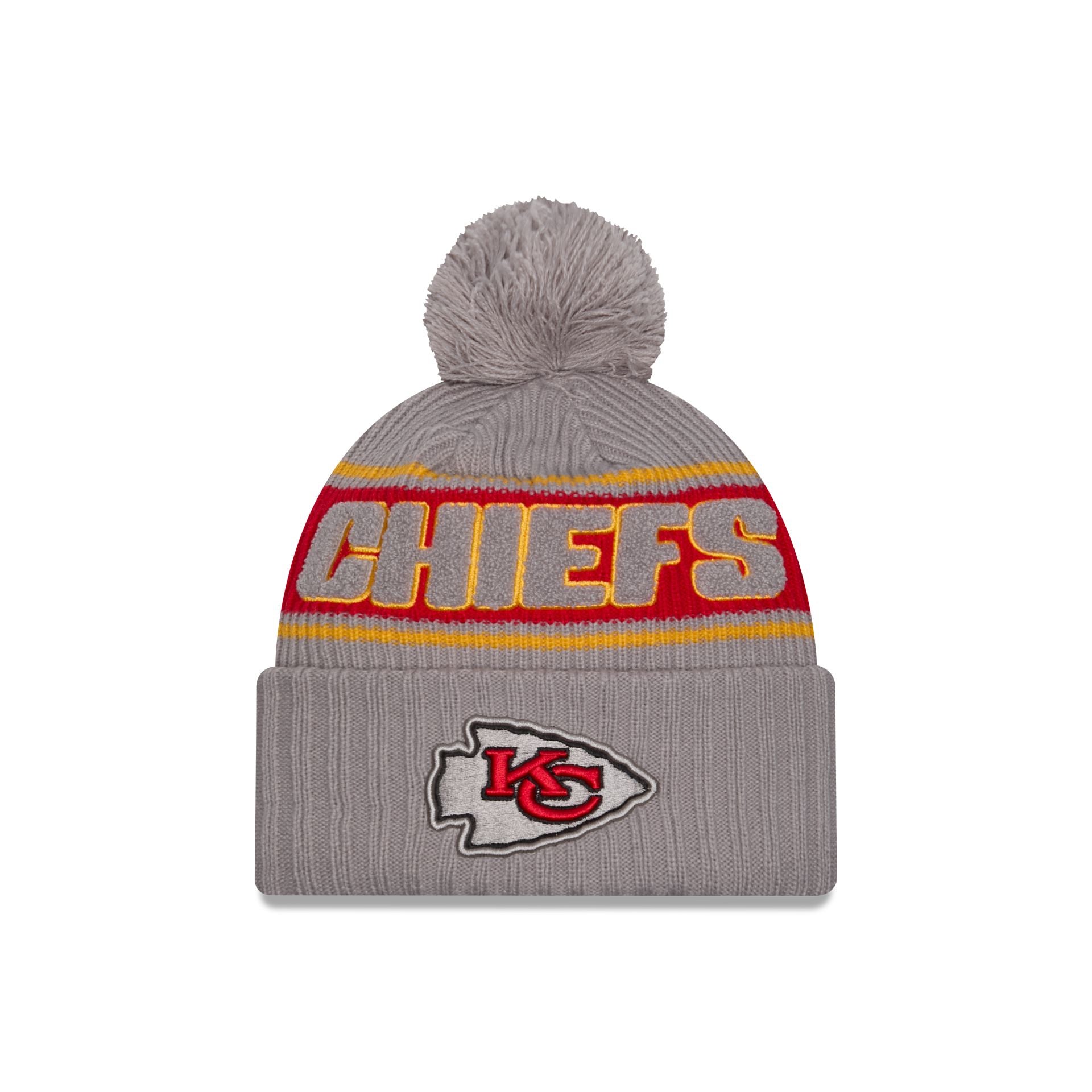 new era 2024 Cold Weather Gray Pom Knit