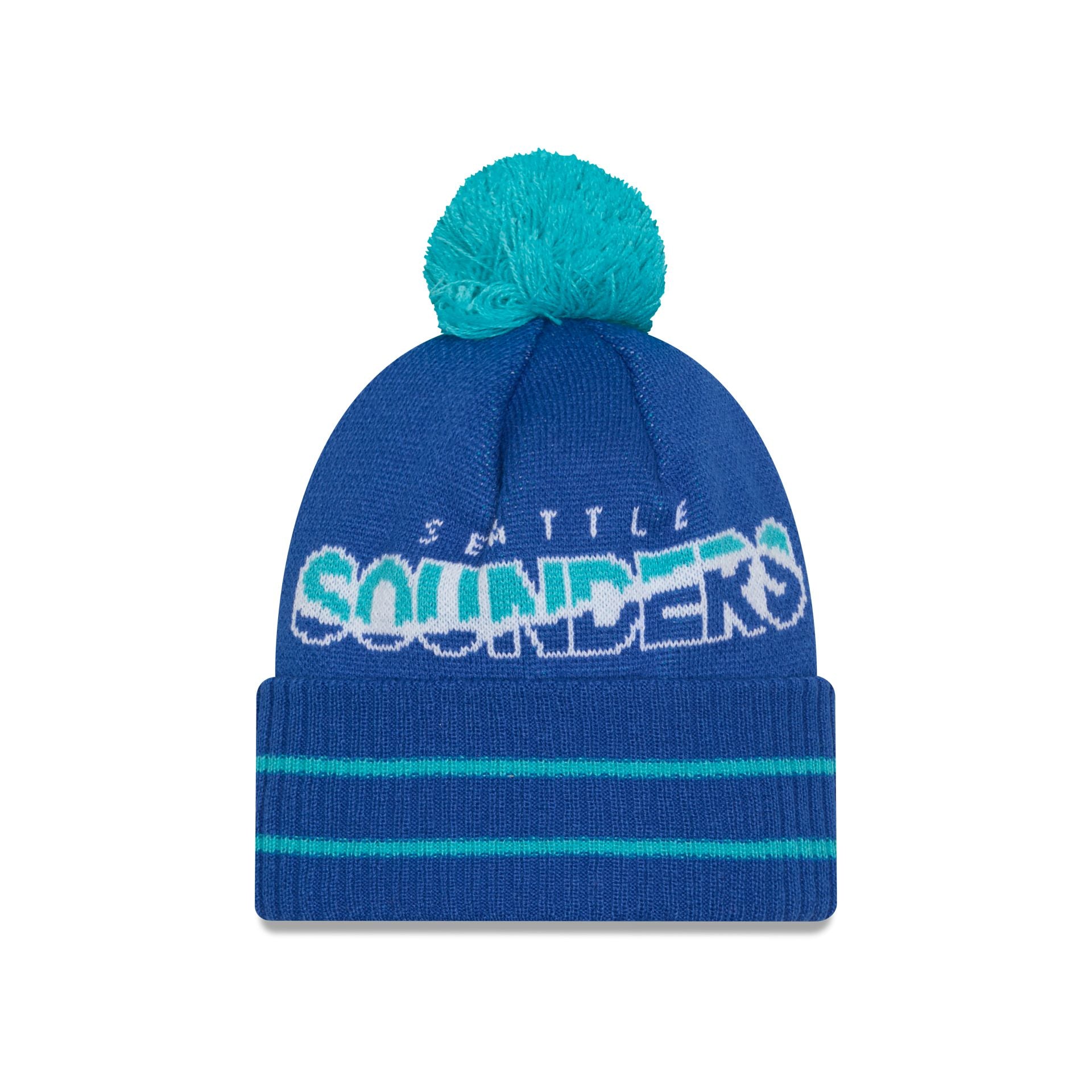 New Era 2025 Jersey Hook Blue Pom Knit