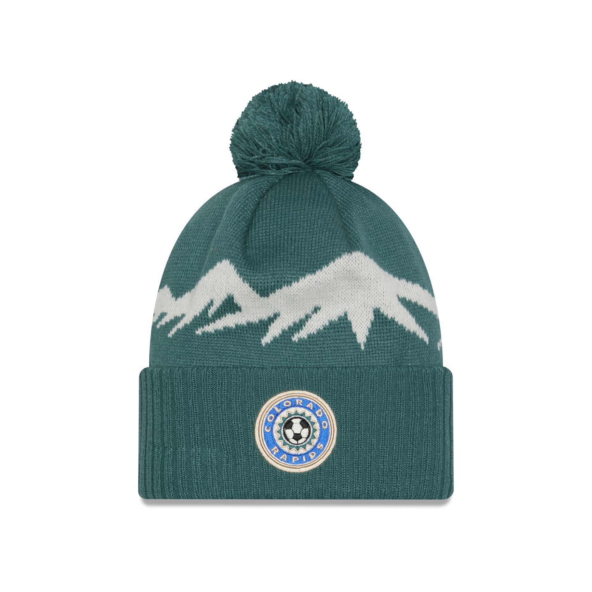 new era 2025 Jersey Hook Green Pom Knit