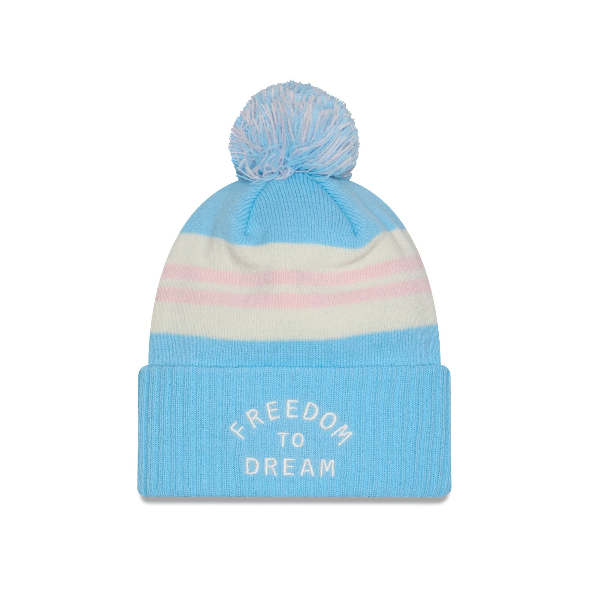 New Era 2025 Jersey Hook Light Blue Pom Knit
