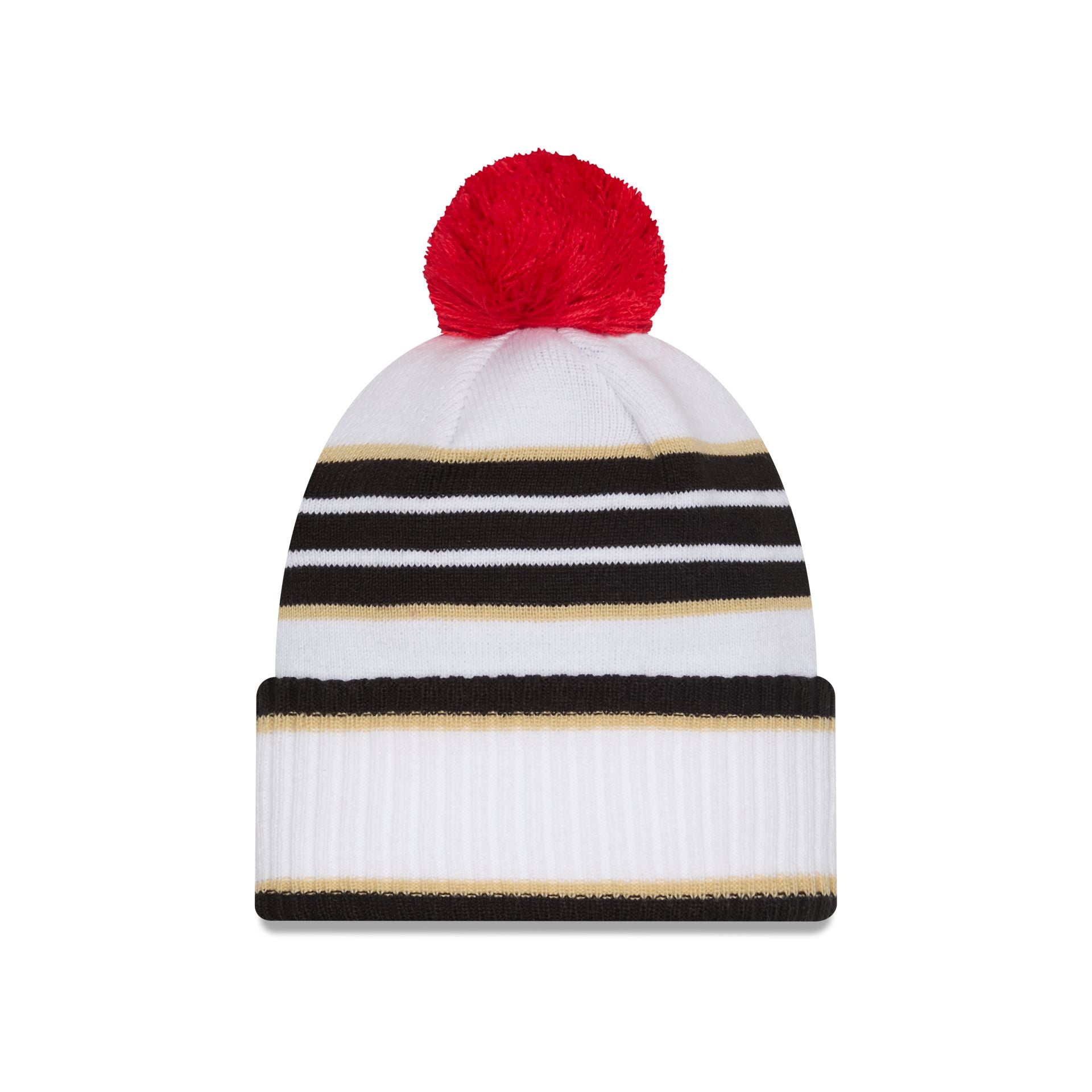 New Era 2025 Jersey Hook White Pom Knit