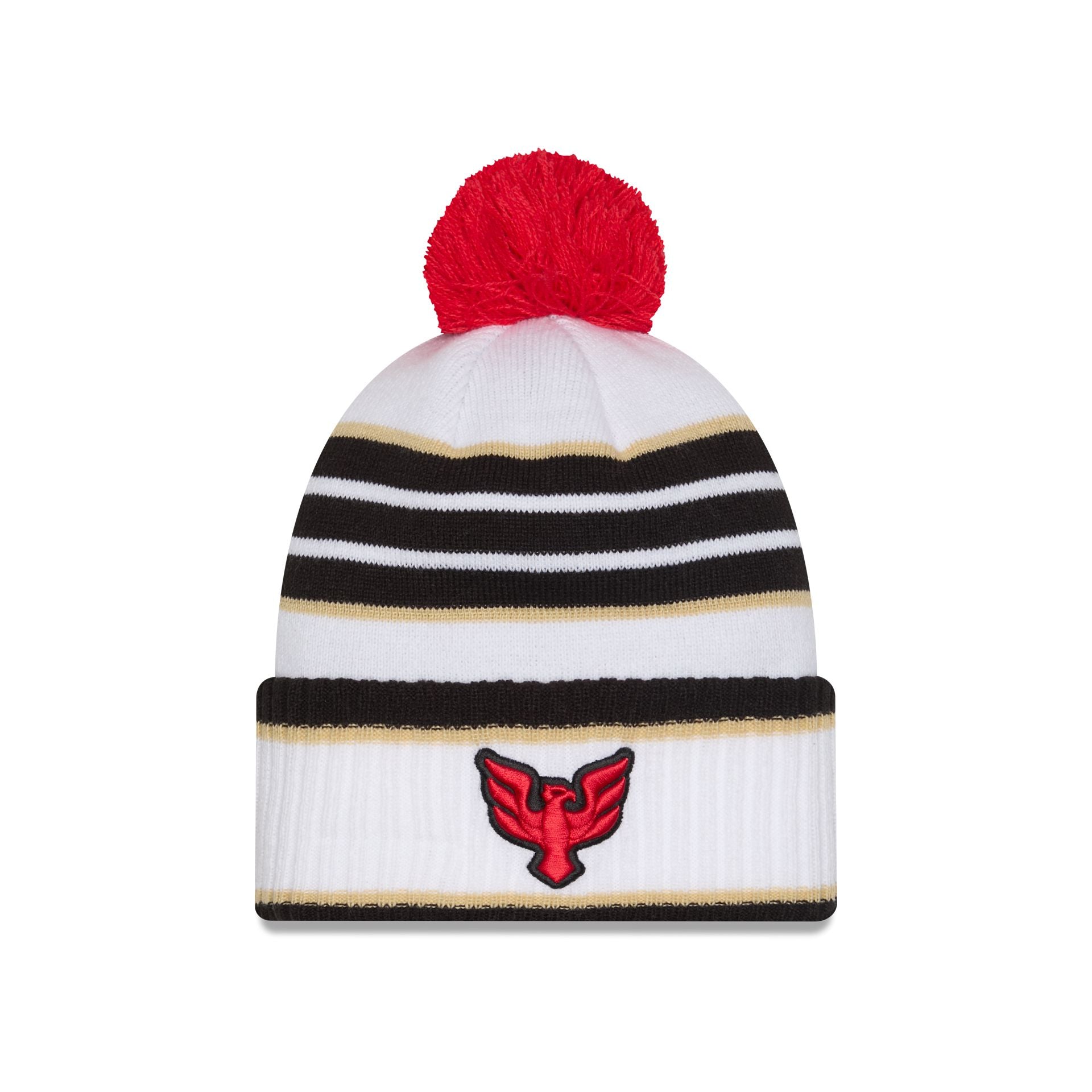 new era 2025 Jersey Hook White Pom Knit