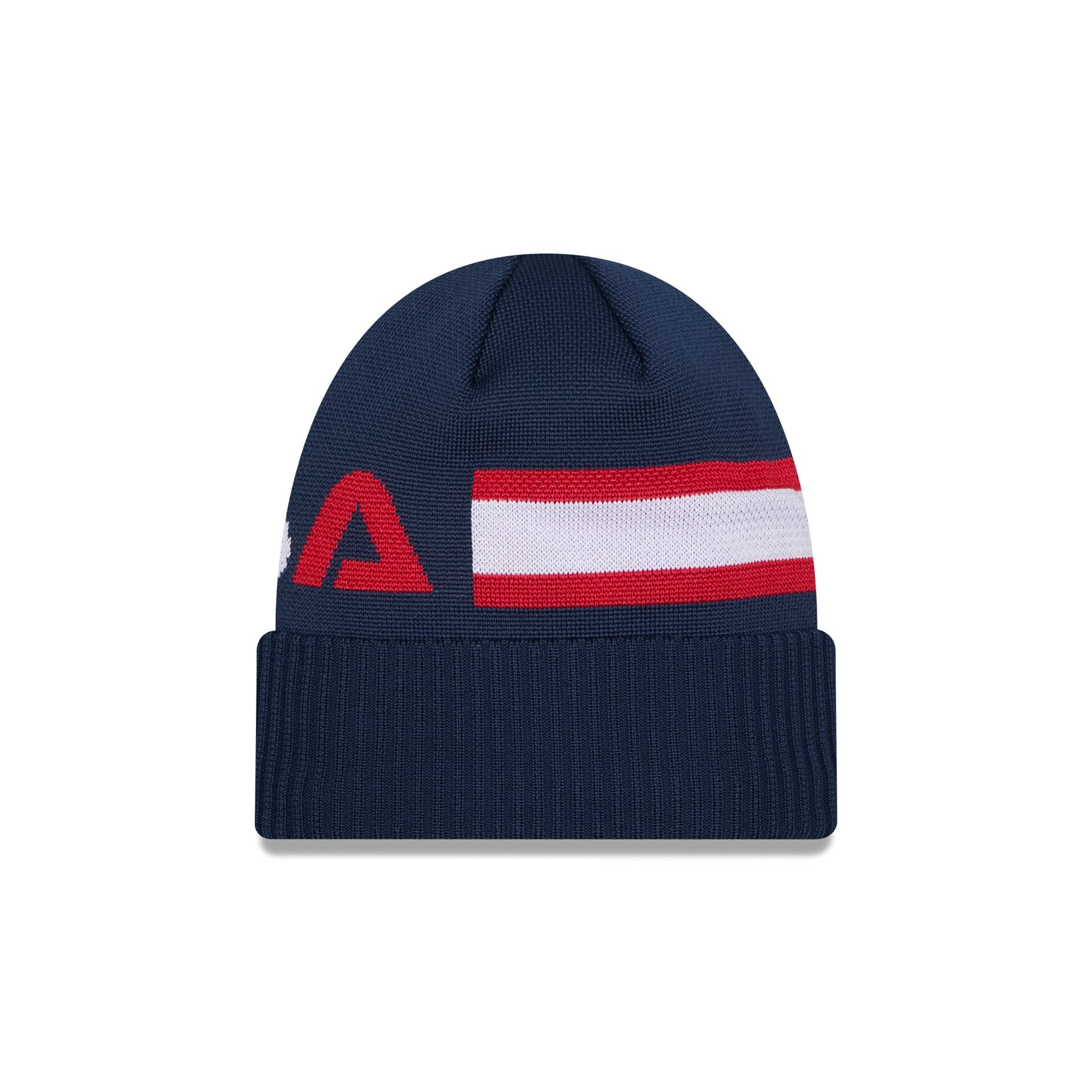 New Era 2025 Ryder Cup Team USA Navy Knit Beanie