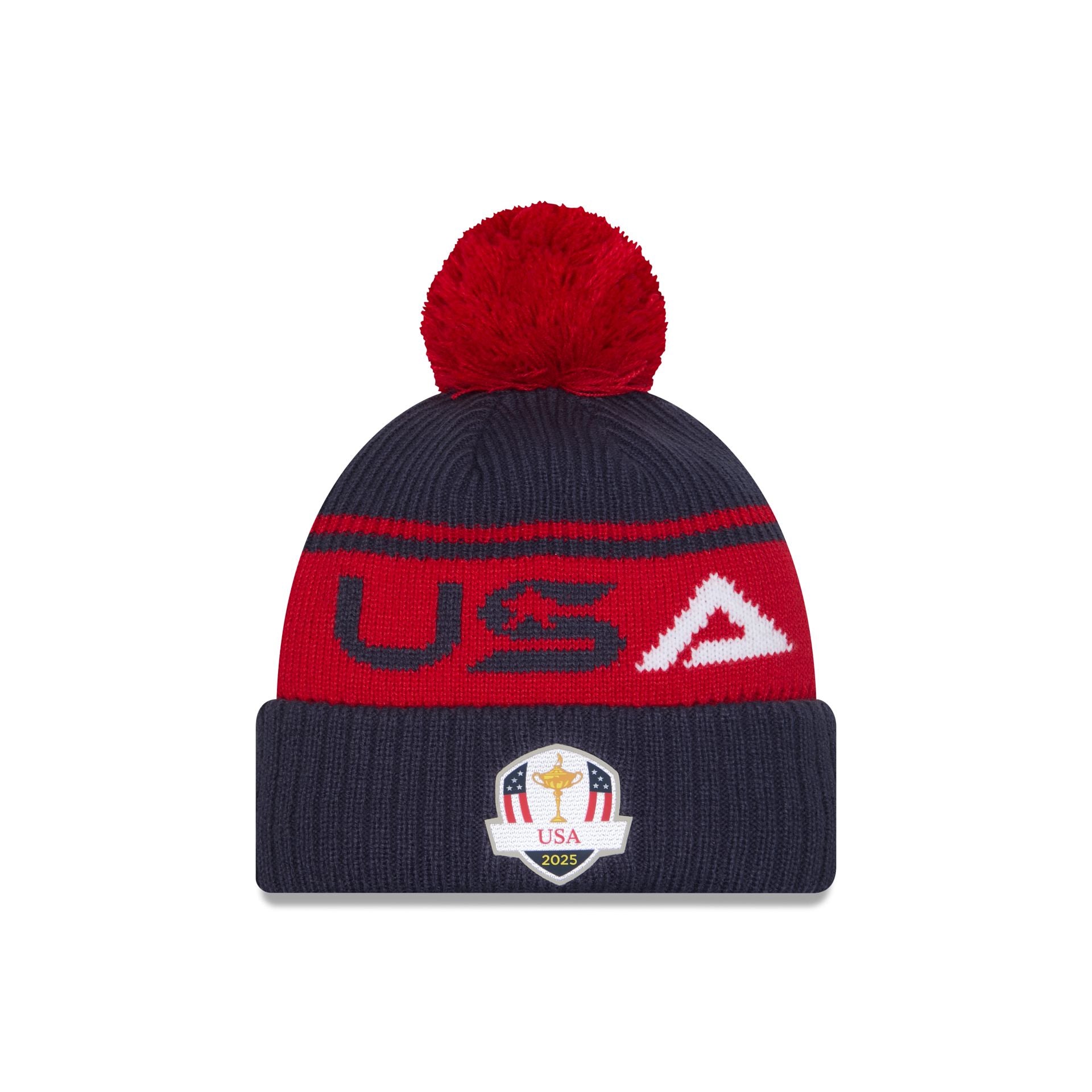 New Era 2025 Ryder Cup Team USA Red Pom Knit