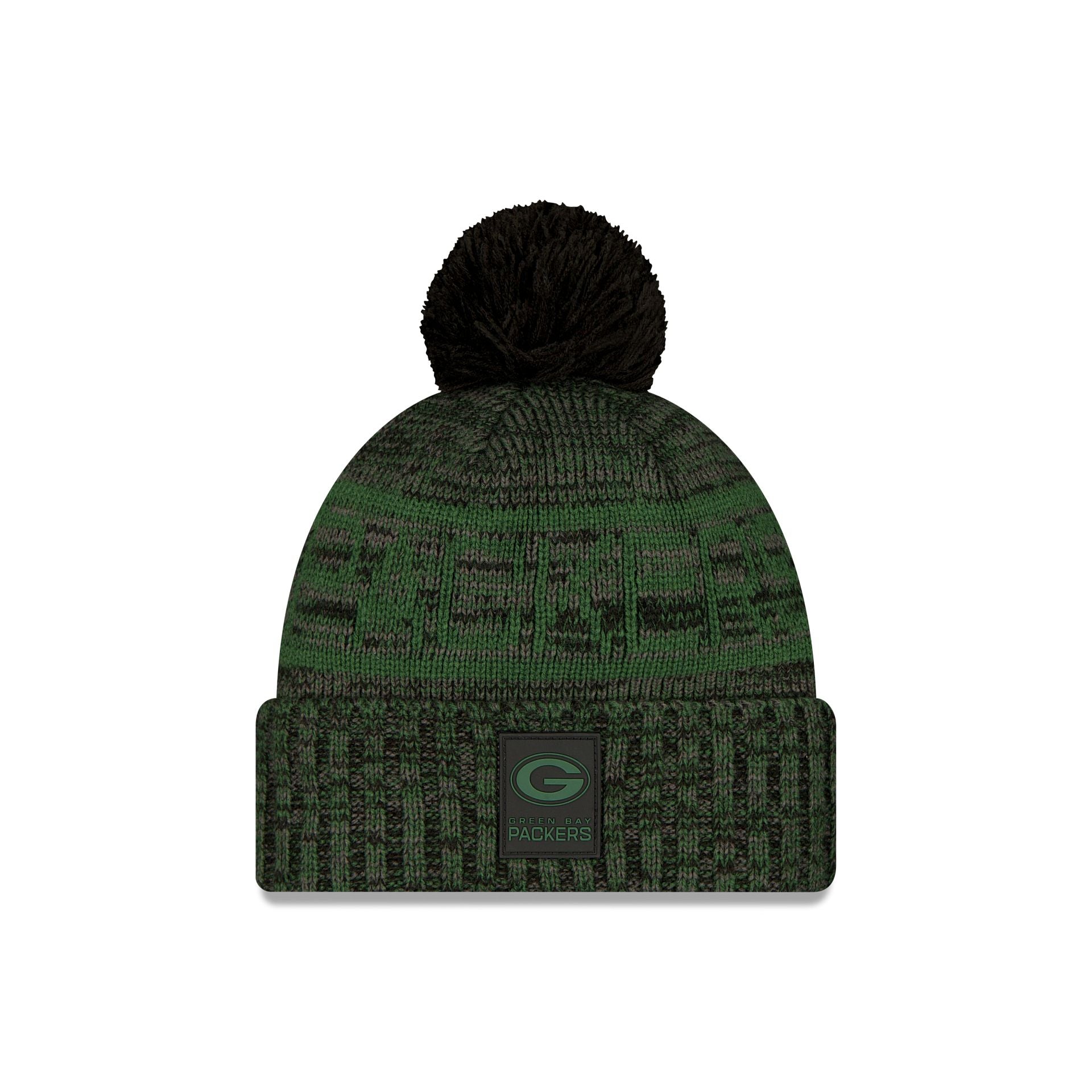 new era 2025 Sideline Cold Weather Black Pom Knit