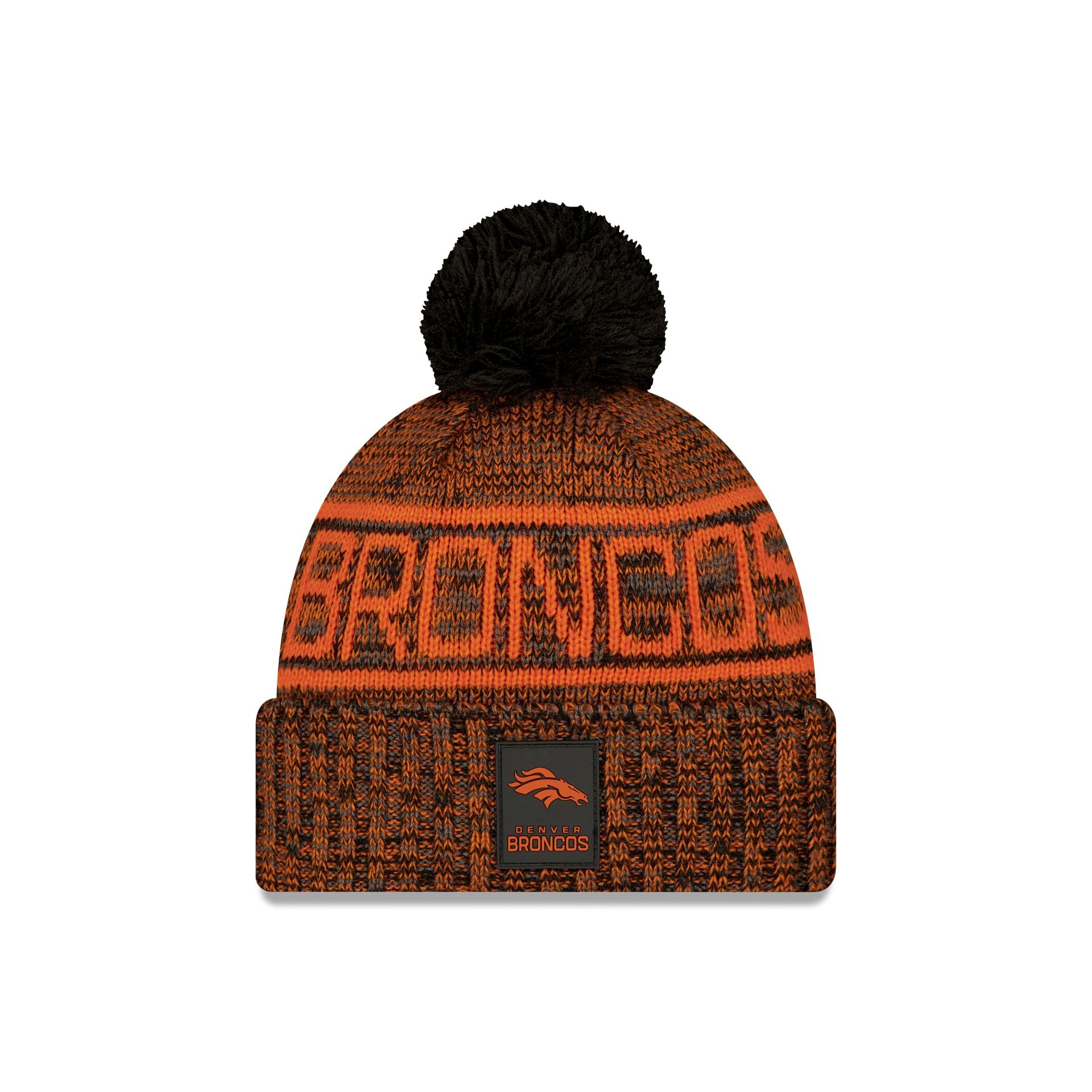 new era 2025 Sideline Cold Weather Black Pom Knit