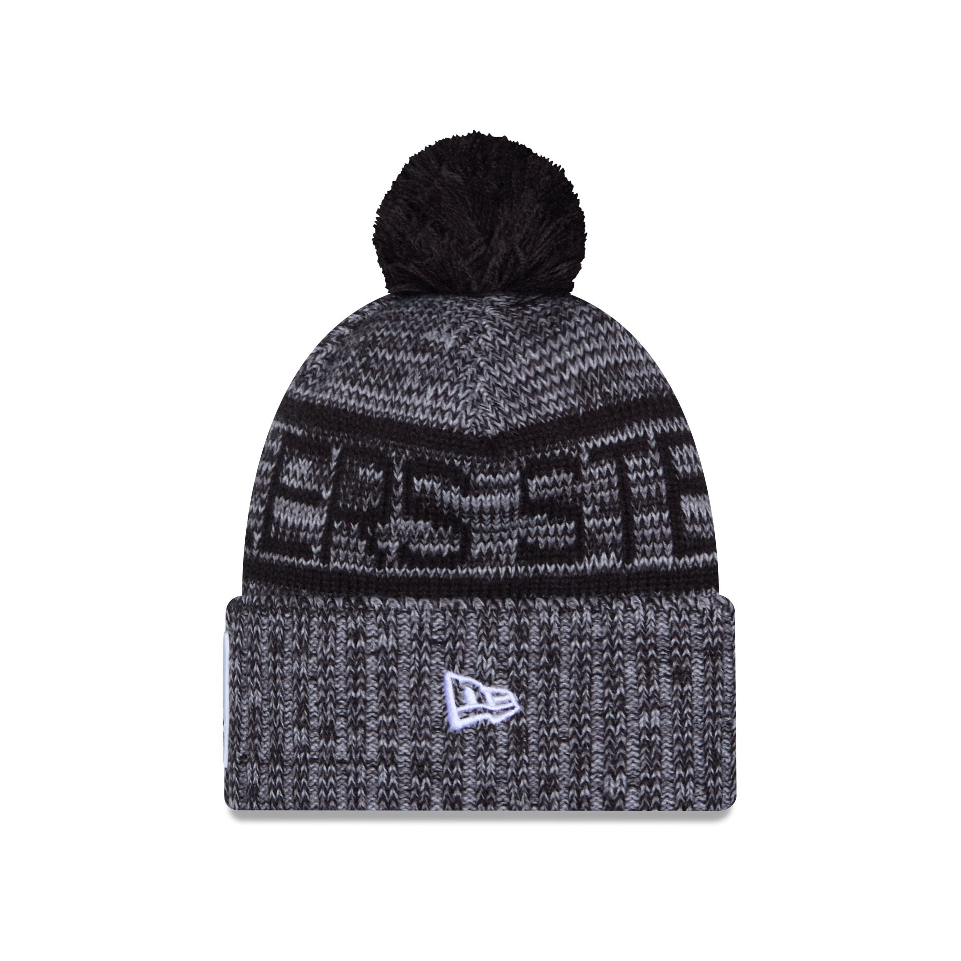 New Era 2025 Sideline Cold Weather Gray Pom Knit
