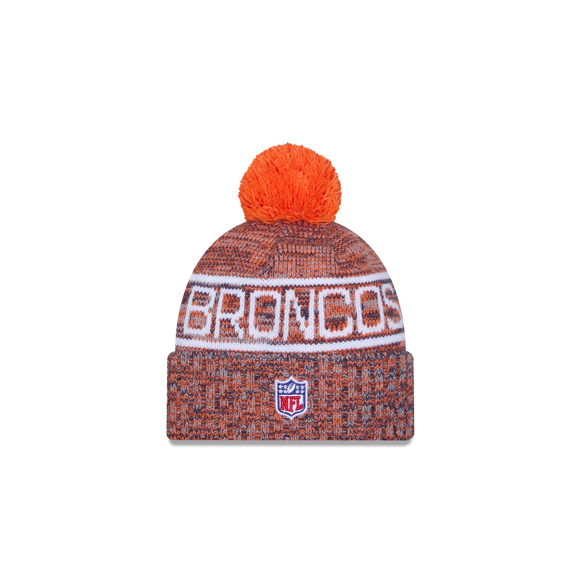New Era 2025 Sideline Cold Weather Kids Pom Knit
