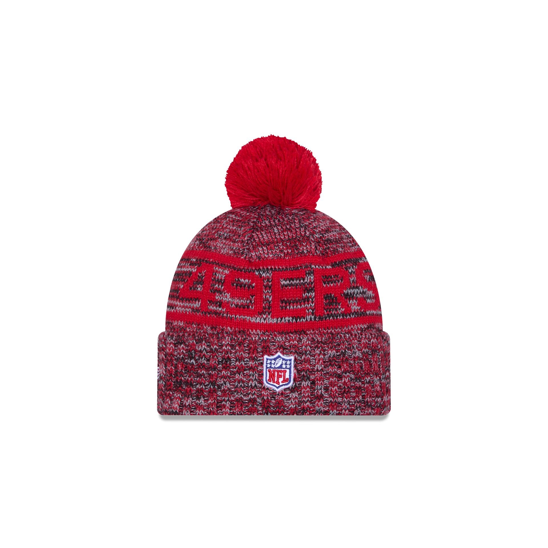 New Era 2025 Sideline Cold Weather Kids Pom Knit