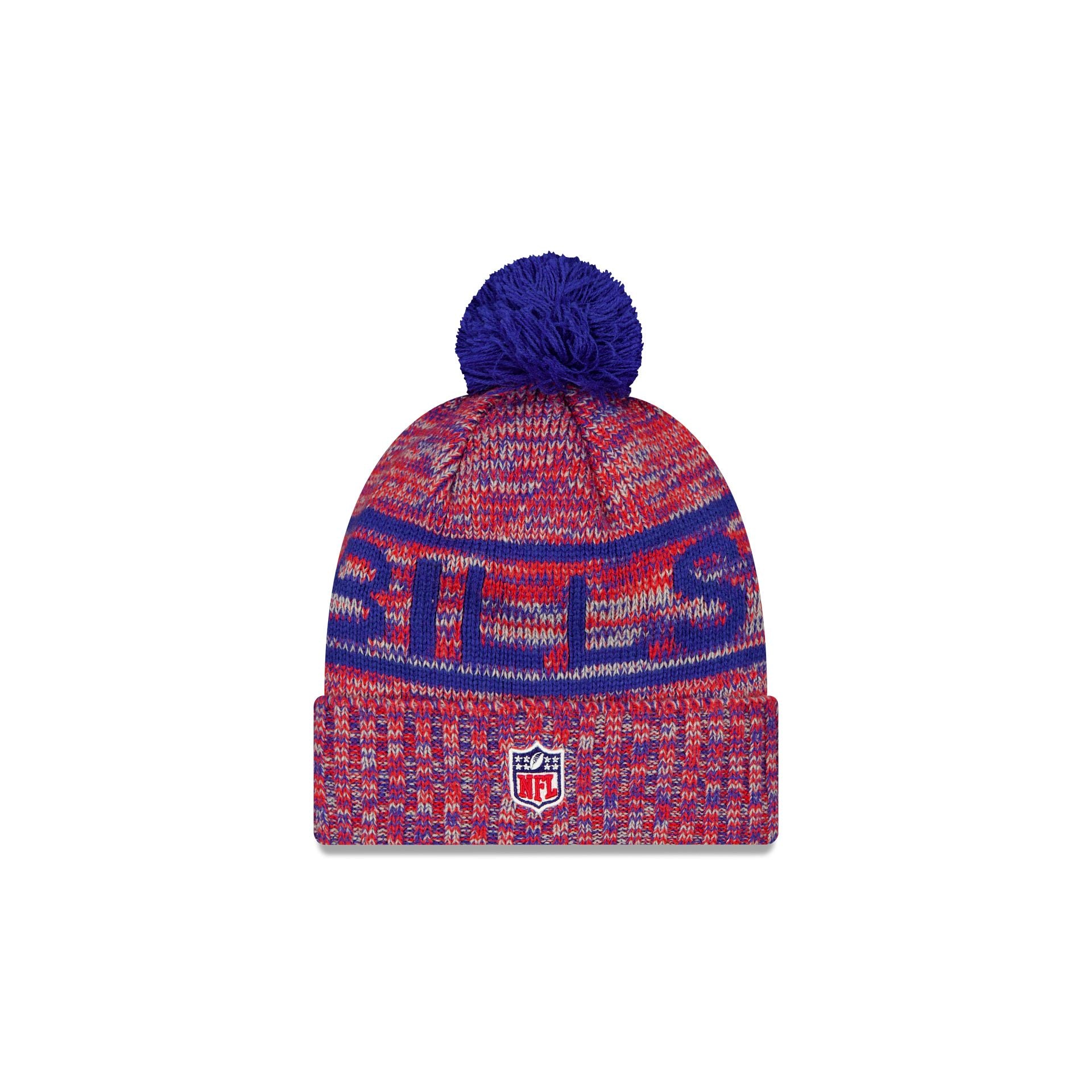 New Era 2025 Sideline Cold Weather Kids Pom Knit
