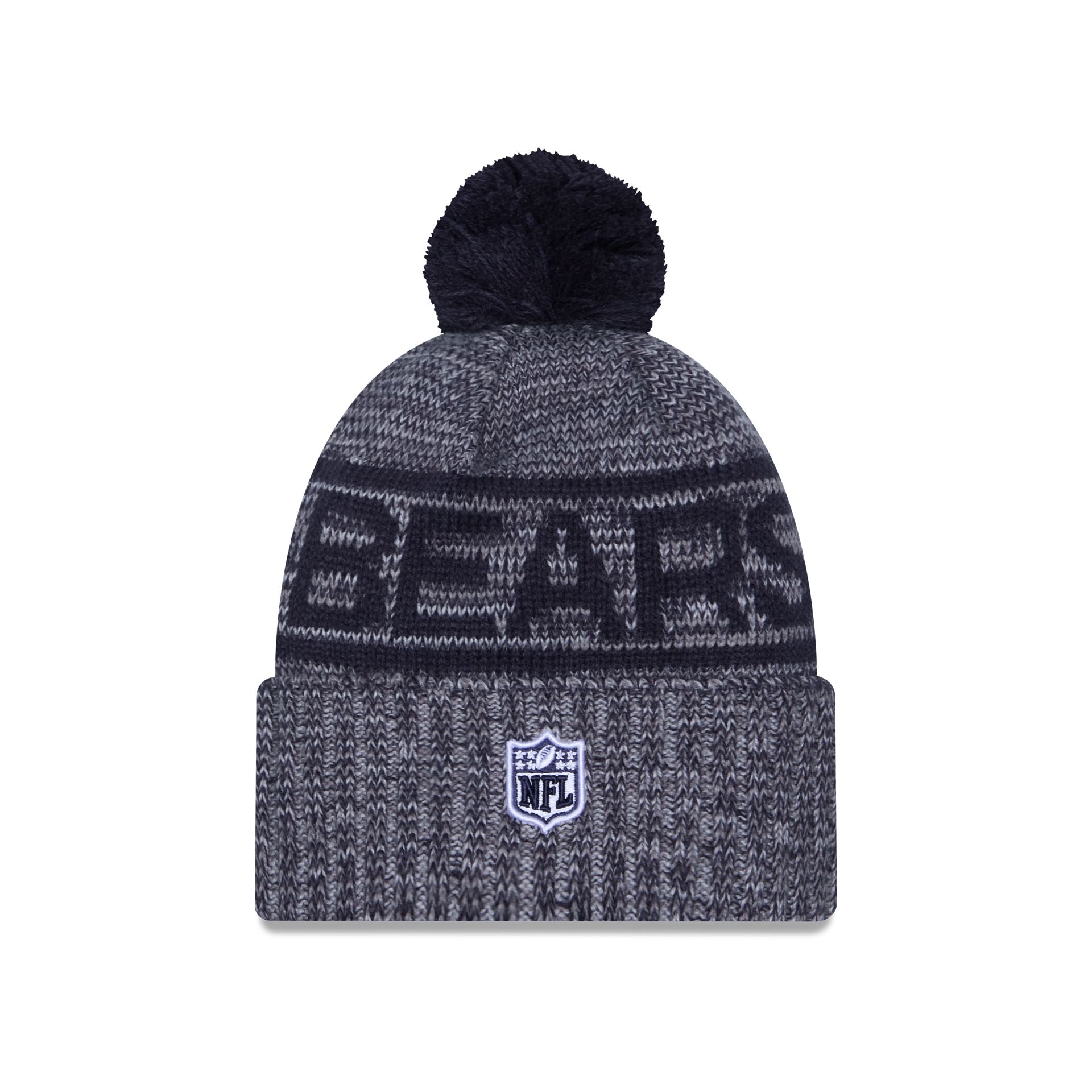 New Era 2025 Sideline Cold Weather Kids Pom Knit