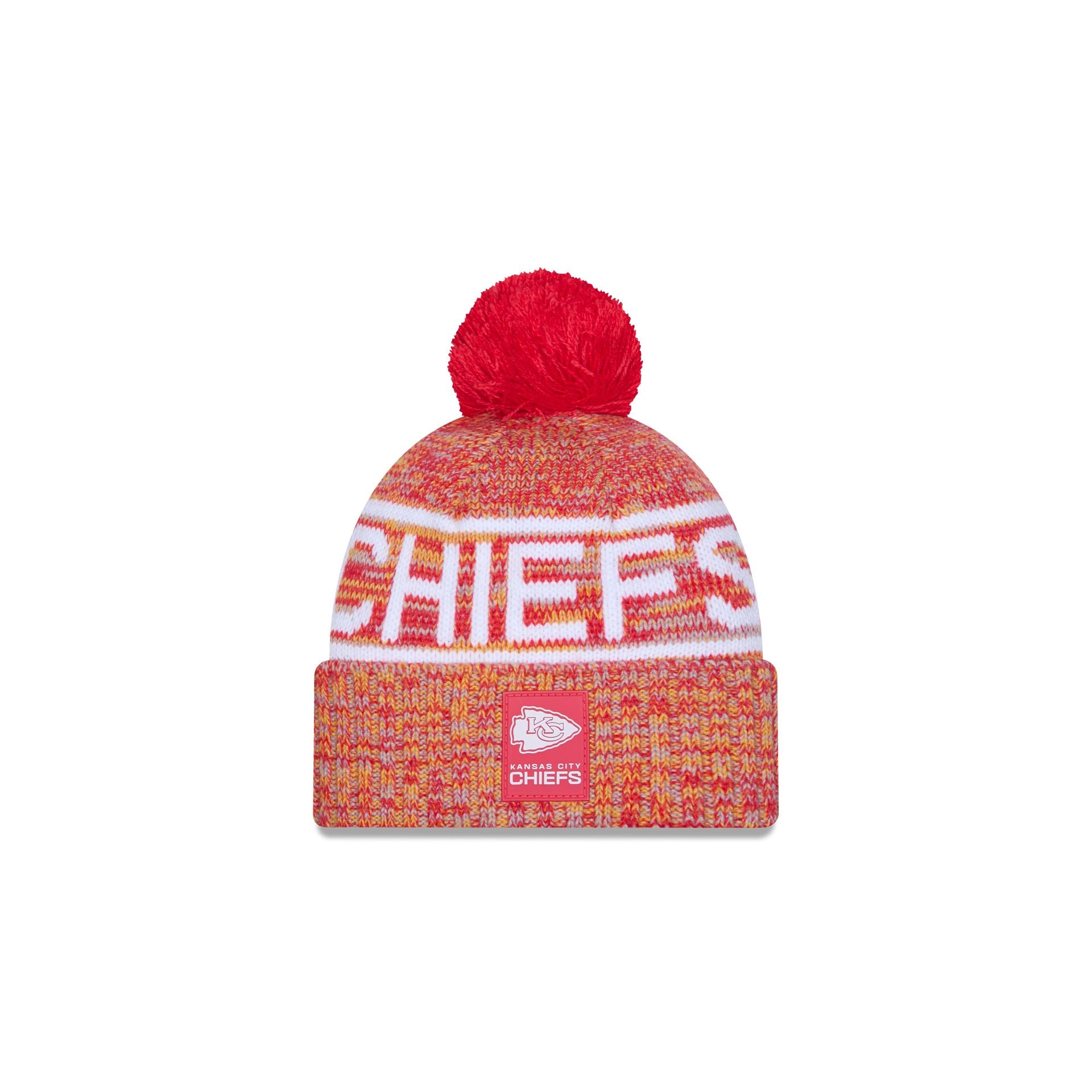new era 2025 Sideline Cold Weather Kids Pom Knit