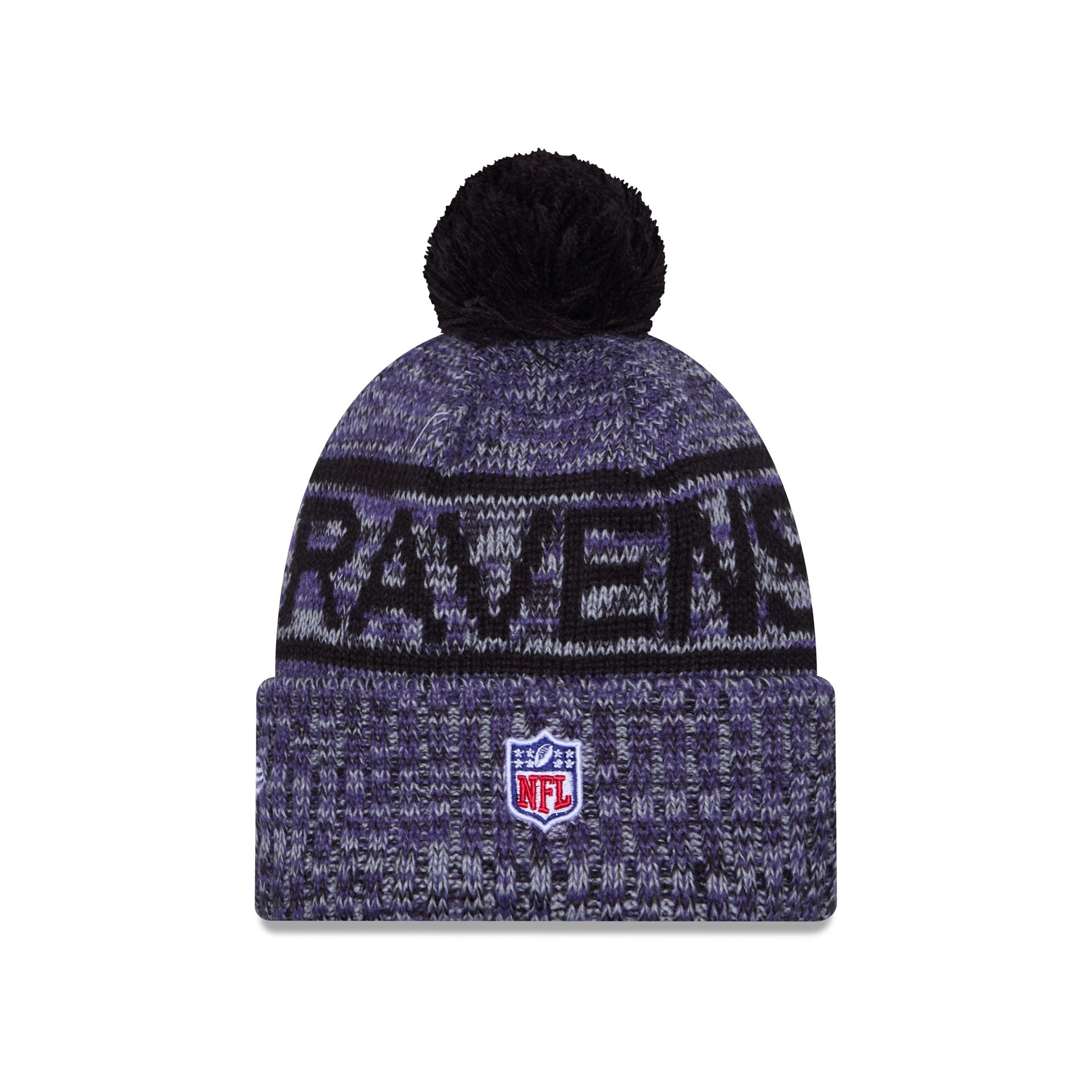 New Era 2025 Sideline Cold Weather Pom Knit