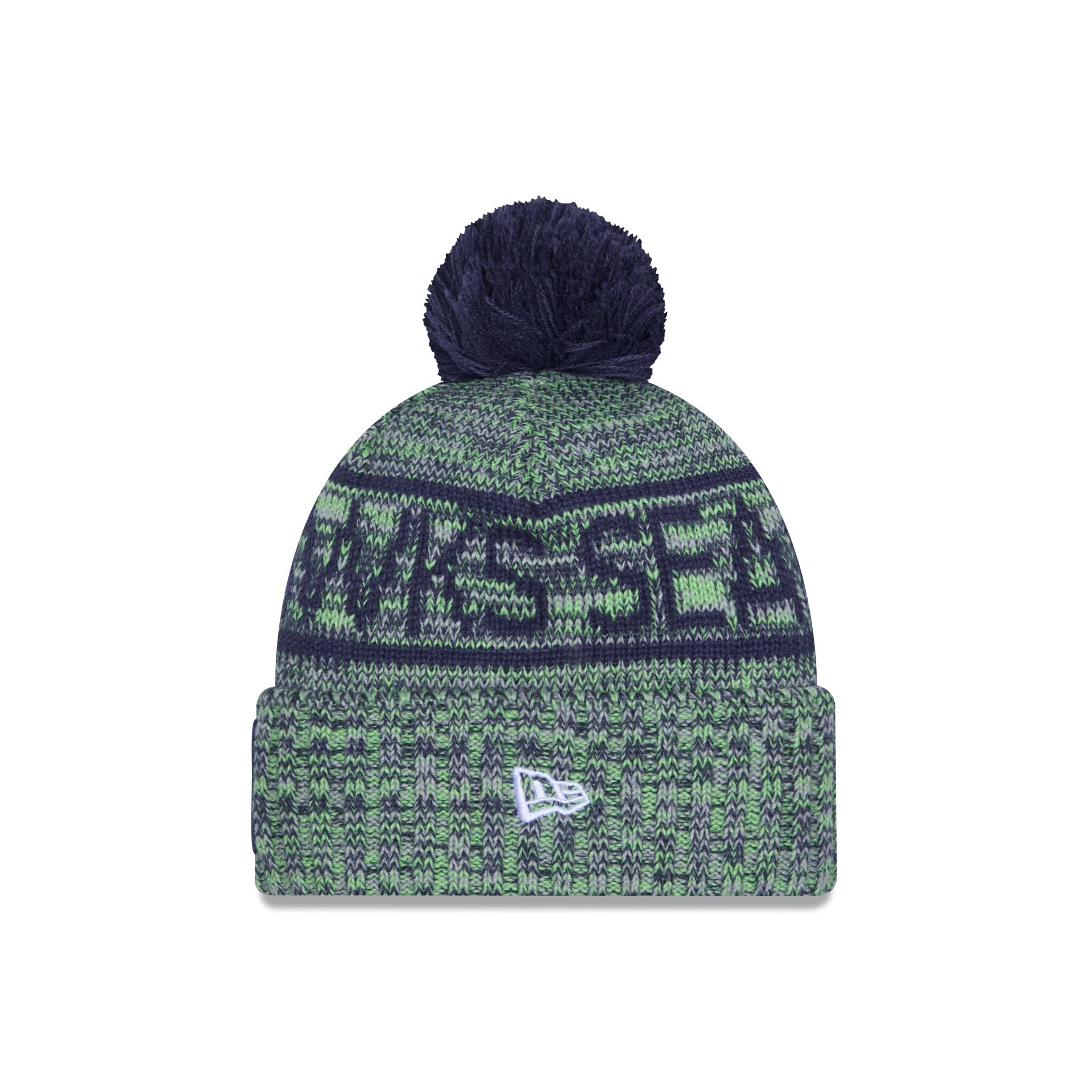 New Era 2025 Sideline Cold Weather Pom Knit
