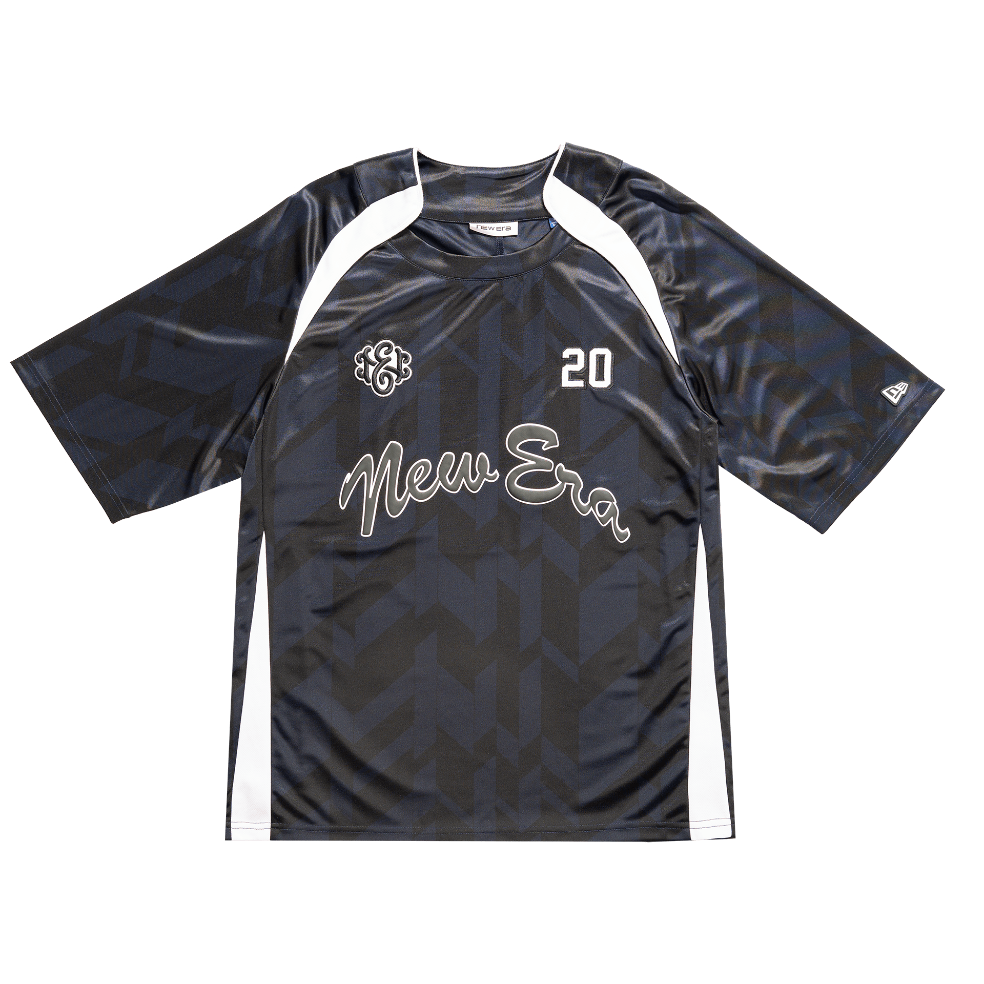 New Era Advantage Printed Navy Soccer Jersey