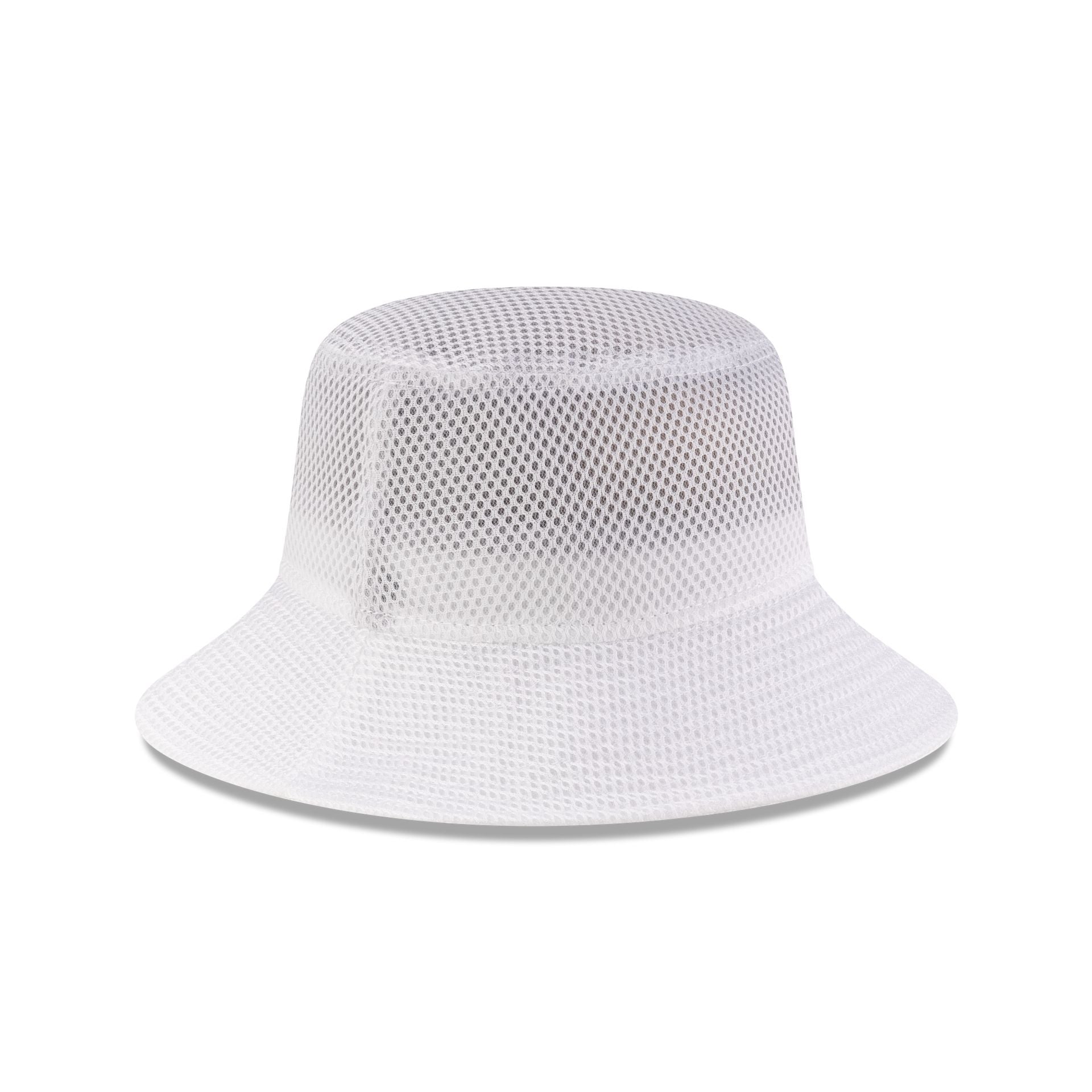 New Era Air Mesh White Bucket Hat