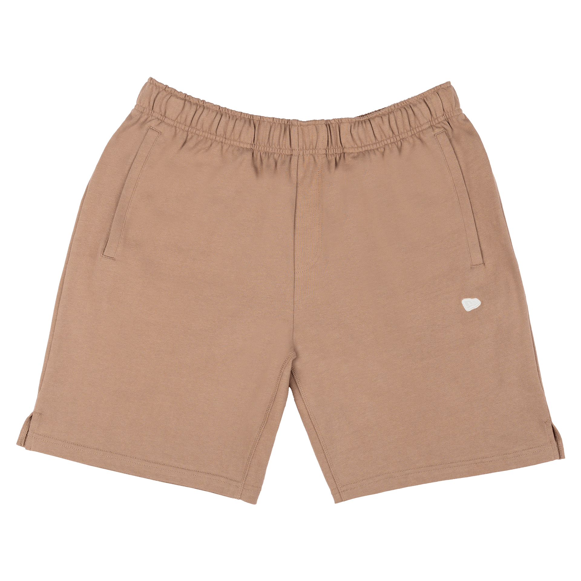new era Alden Taupe Gray Sweatshorts