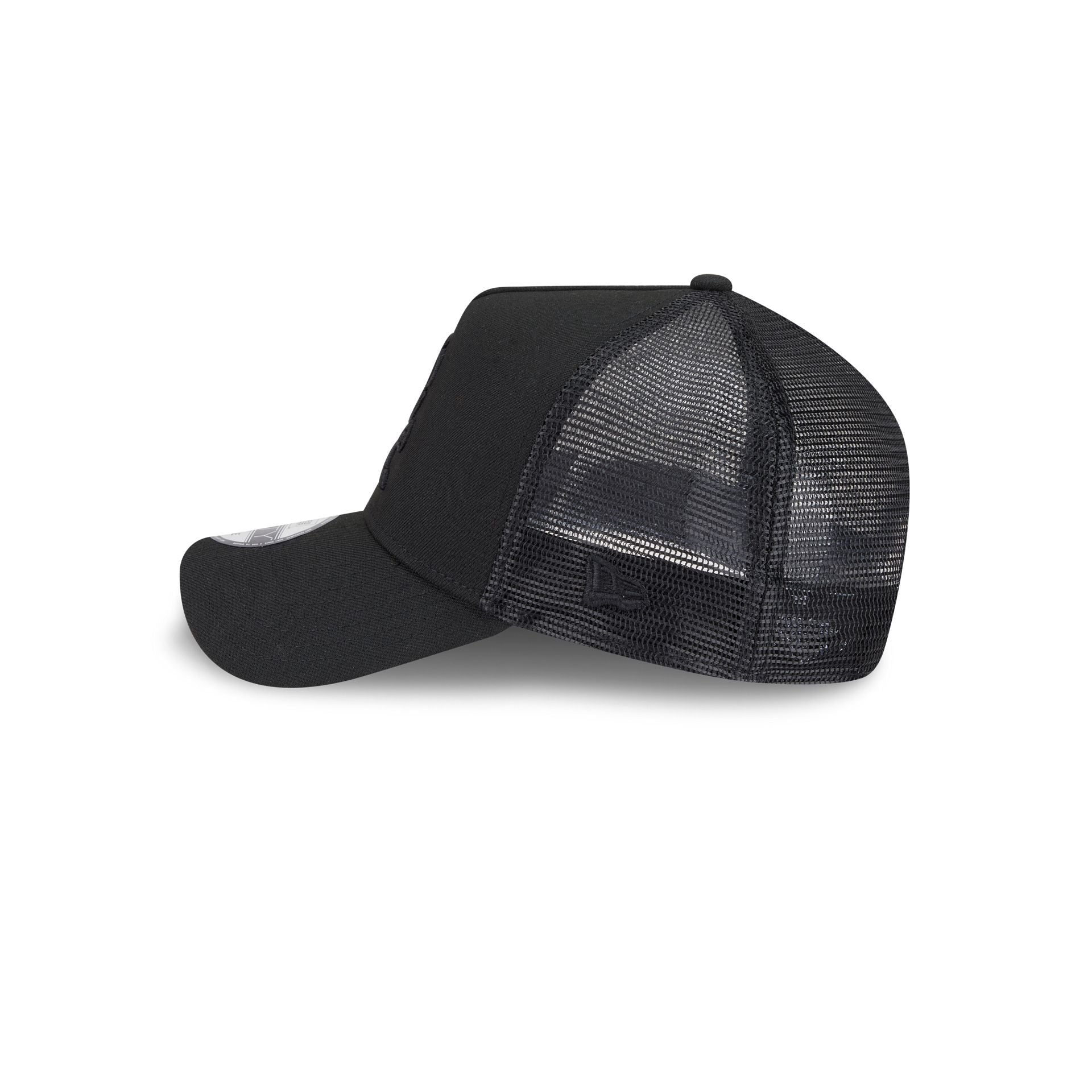 New Era All Black 9FORTY A-Frame Trucker